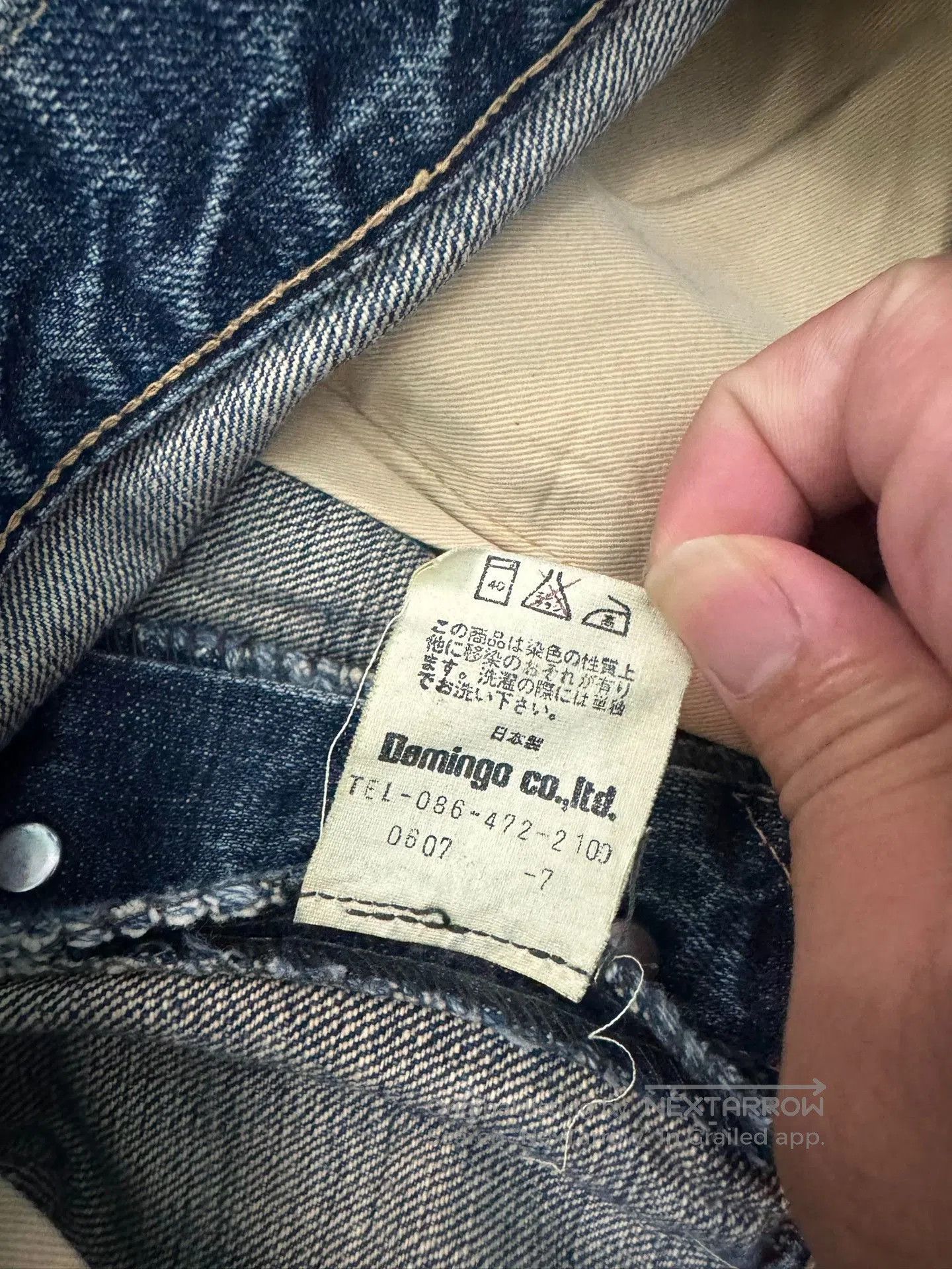 Vintage Vintage Omnigod Japanese Washed Selvedge Jeans. Size US 31 - 6 Thumbnail