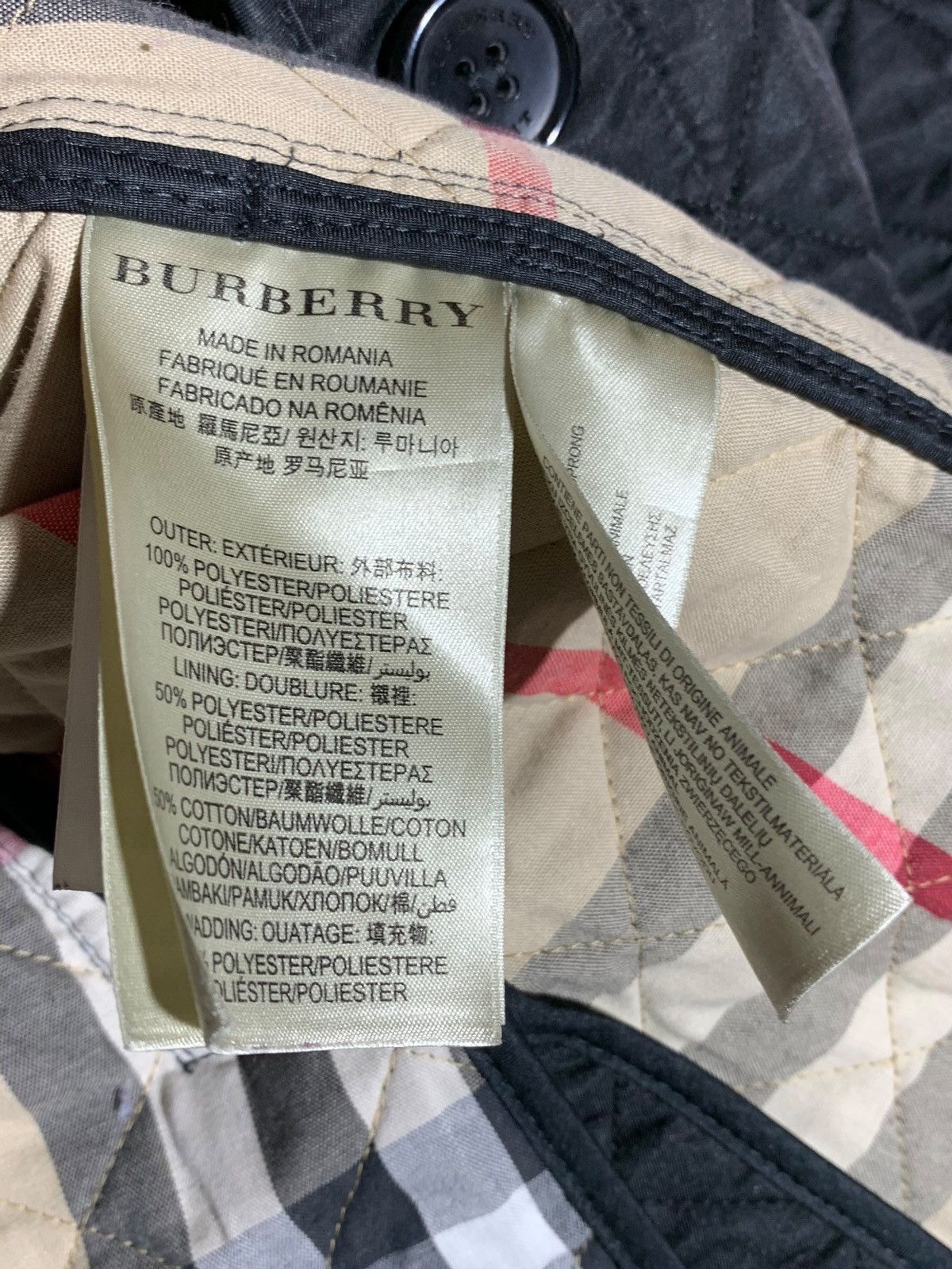 Burberry Burberry Brit Quilted Nova Check Lining Jacket Size M / US 6-8 / IT 42-44 - 14 Thumbnail