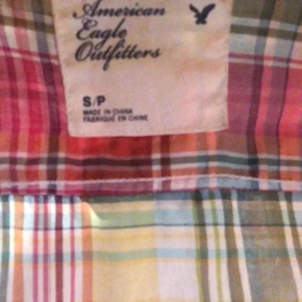 Designer Vibrant American Eagle Plaid Shirt - Size S/P Size S / US 4 / IT 40 - 2 Thumbnail