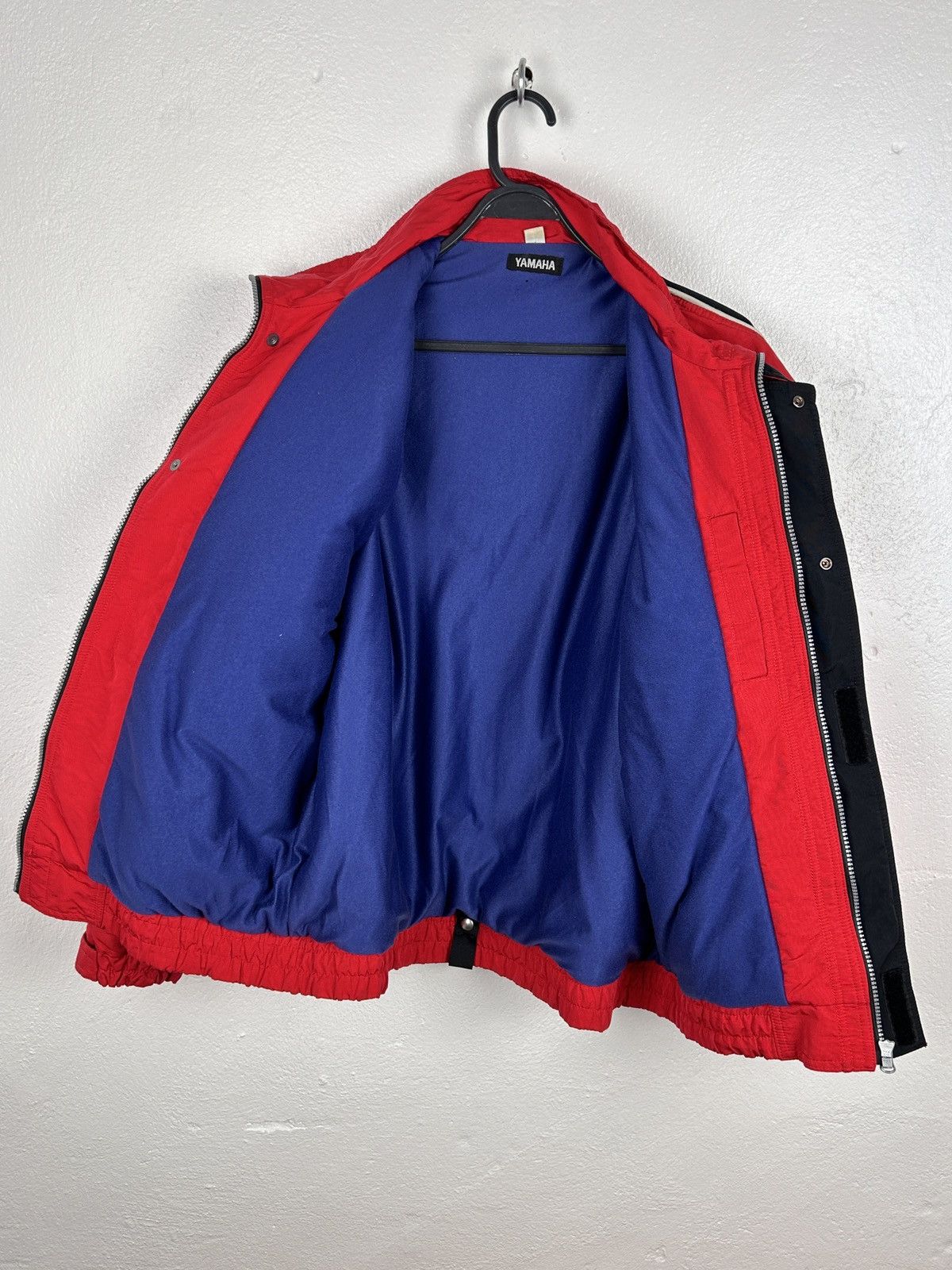 Vintage 80s Vintage Team Yamaha Sports Zippered Racing Jacket In Red Size US L / EU 52-54 / 3 - 13 Thumbnail