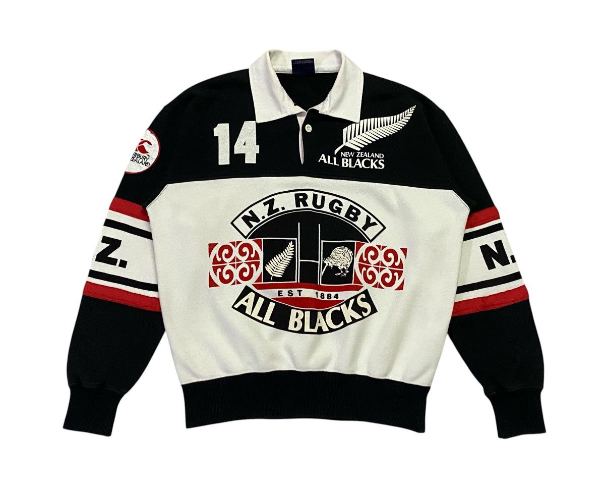 Canterbury of New Zealand Vintage Canterbury Of New Zealand “NZ RUGBY” Polo Sweatshirt Size US M / EU 48-50 / 2 - 6 Thumbnail