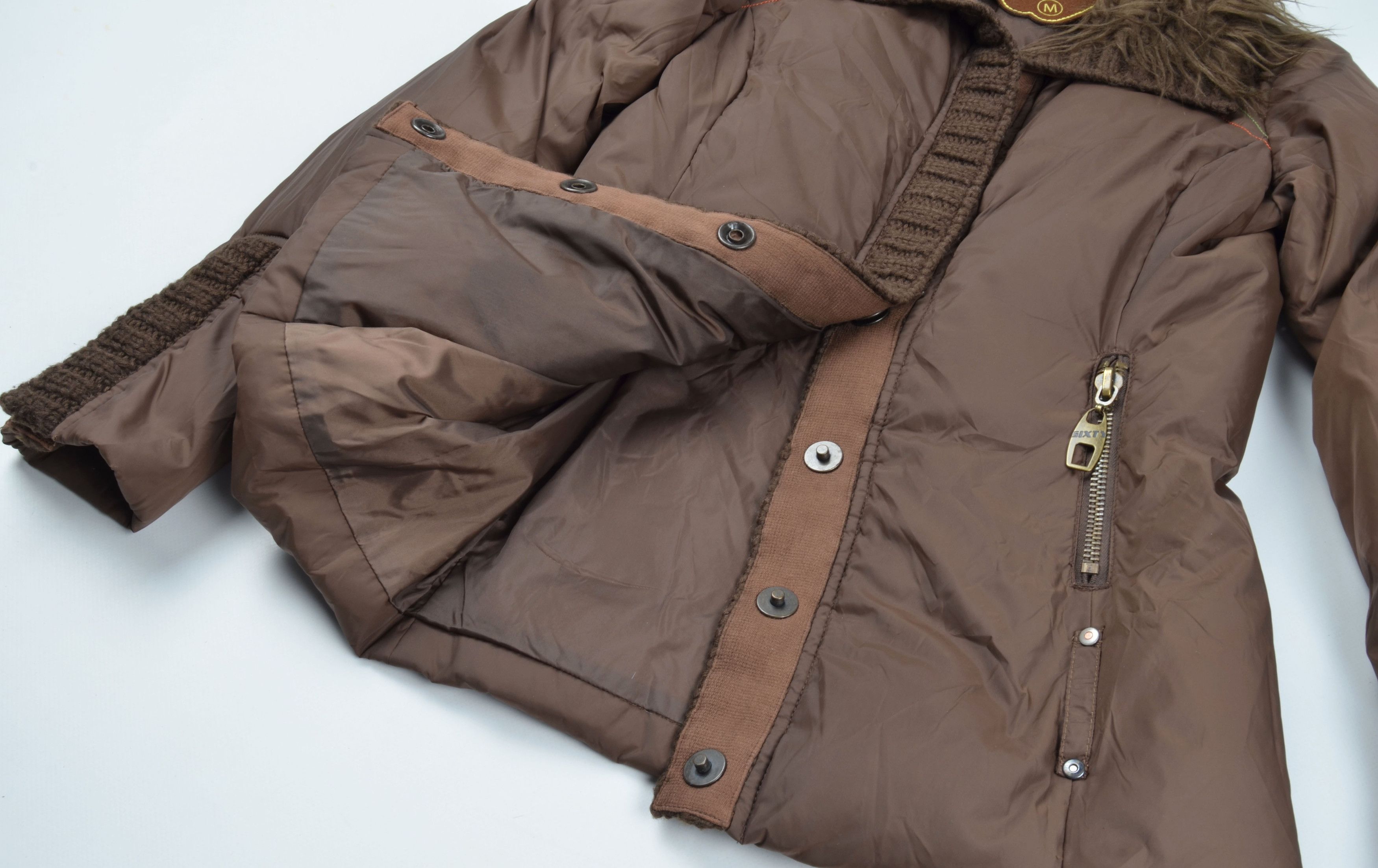 Miss Sixty Vintage Miss Sixty Y2K Coquette Brown Down Jacket Size M / US 6-8 / IT 42-44 - 6 Thumbnail