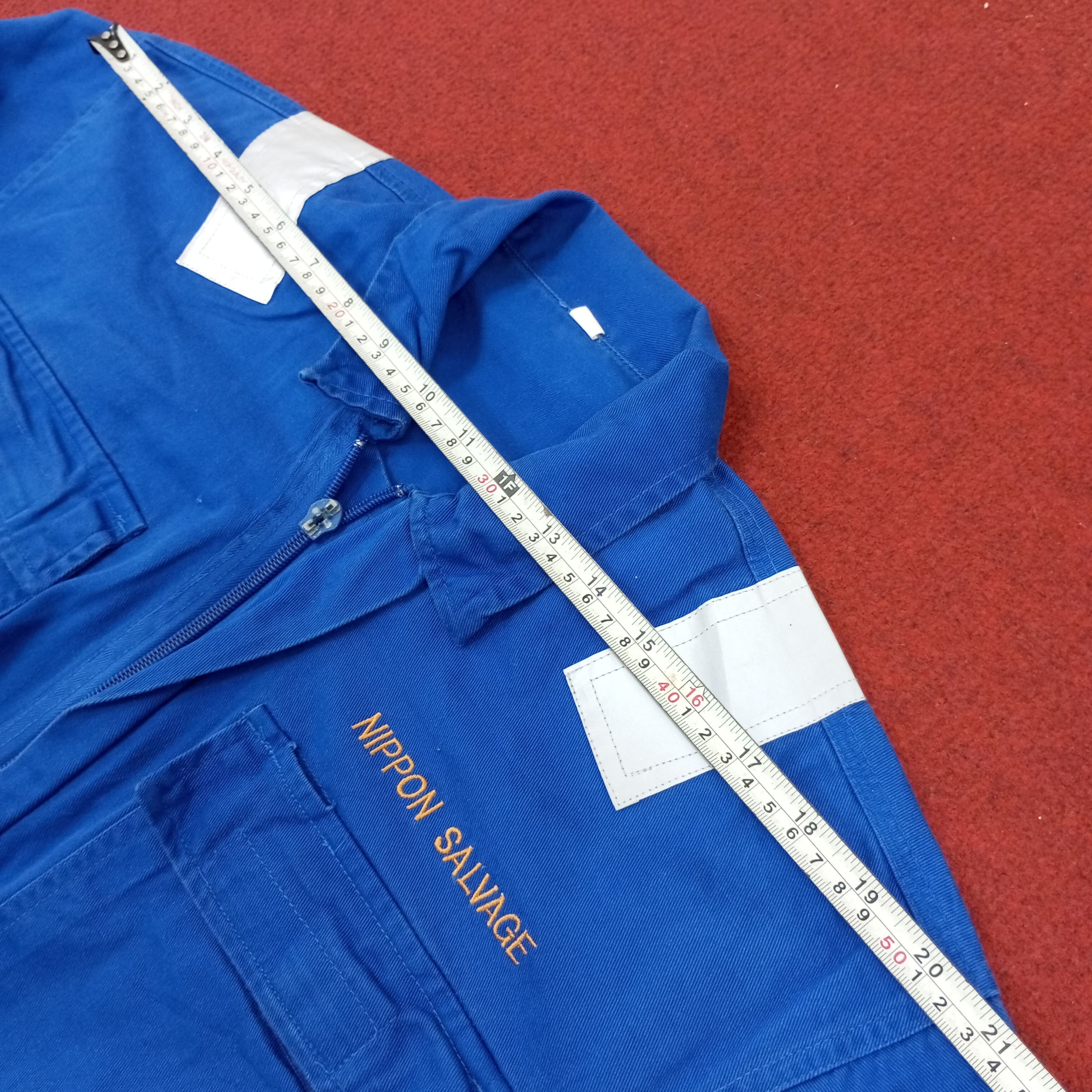 Japanese Brand × Vintage Nippon Salvage Japanese Workwear Coverall Jacket Size US L / EU 52-54 / 3 - 12 Thumbnail
