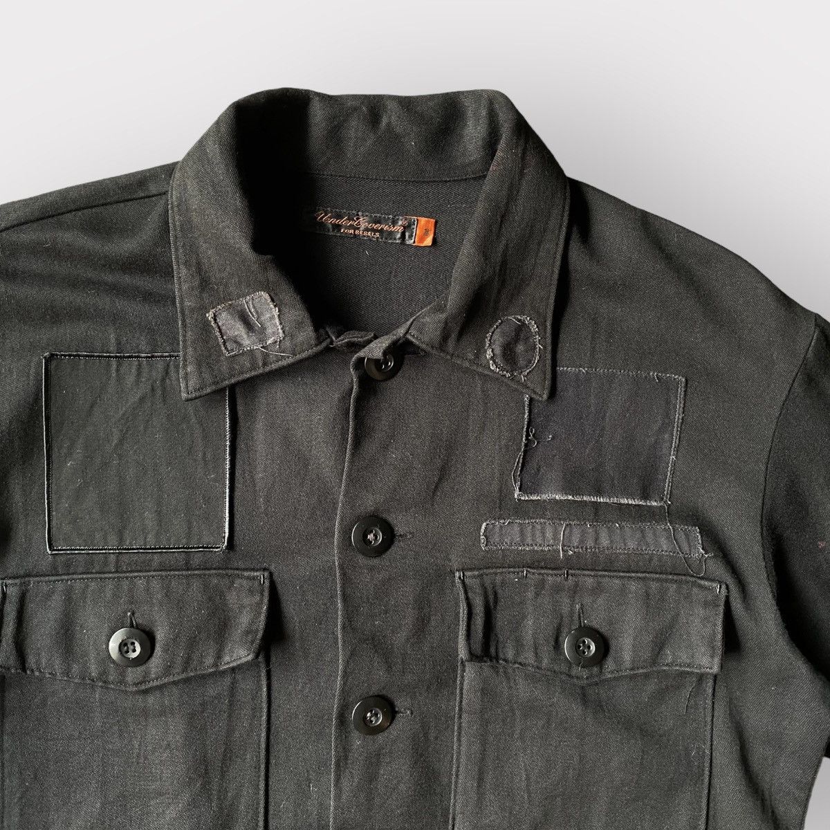 Undercover SS06 Scab The Can Military Patch Shirt Size US M / EU 48-50 / 2 - 5 Thumbnail