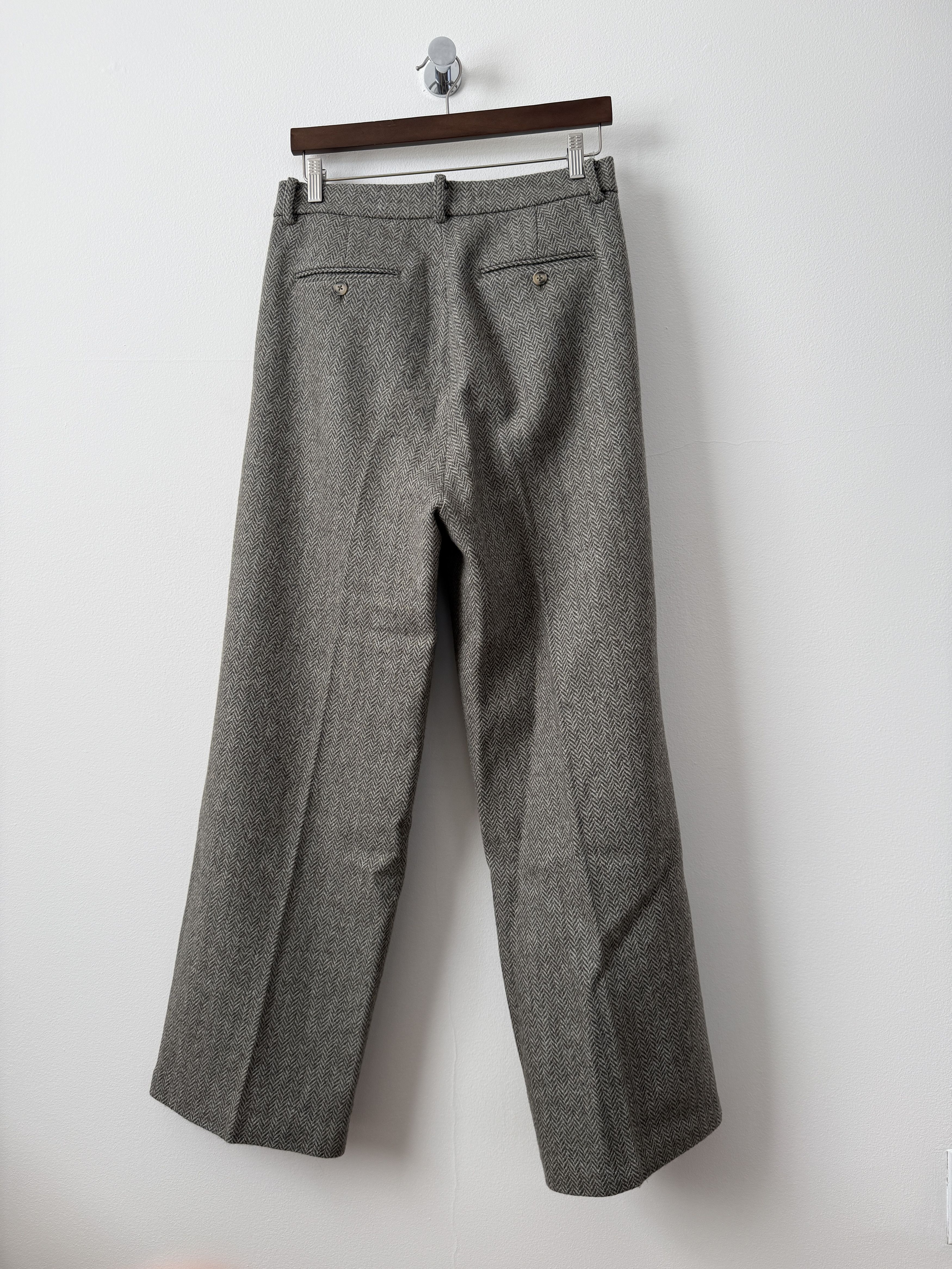 Ojardorf O. Files Herringbone Wool Trousers Size US 32 / EU 48 - 2 Thumbnail