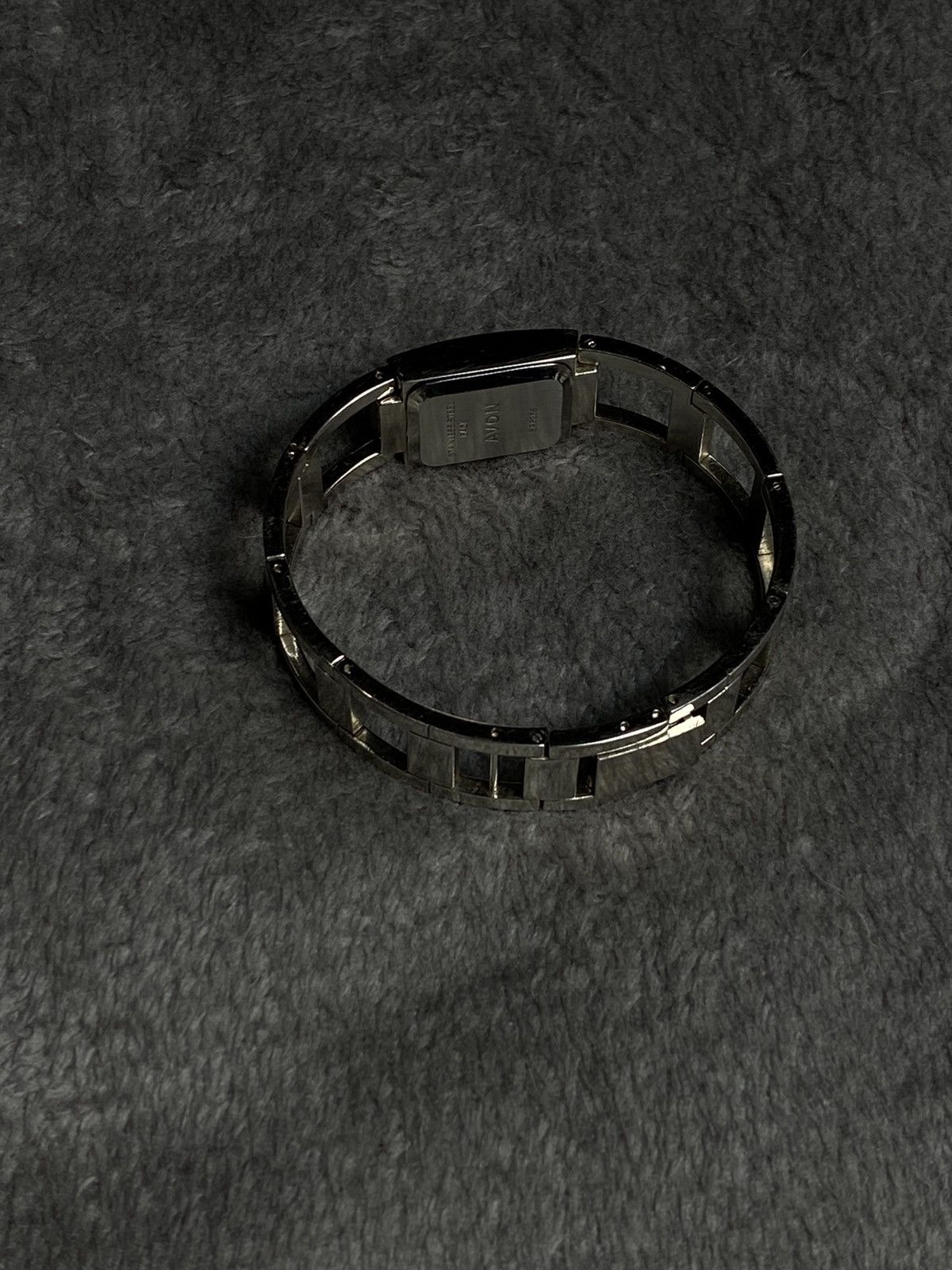 Vintage Futuristic Vintage Bracelet Watch Silver Tone Work 100% Size ONE SIZE - 6 Thumbnail