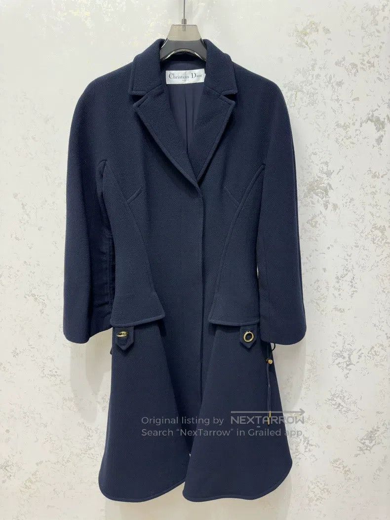 Dior Dark blue woollen coat