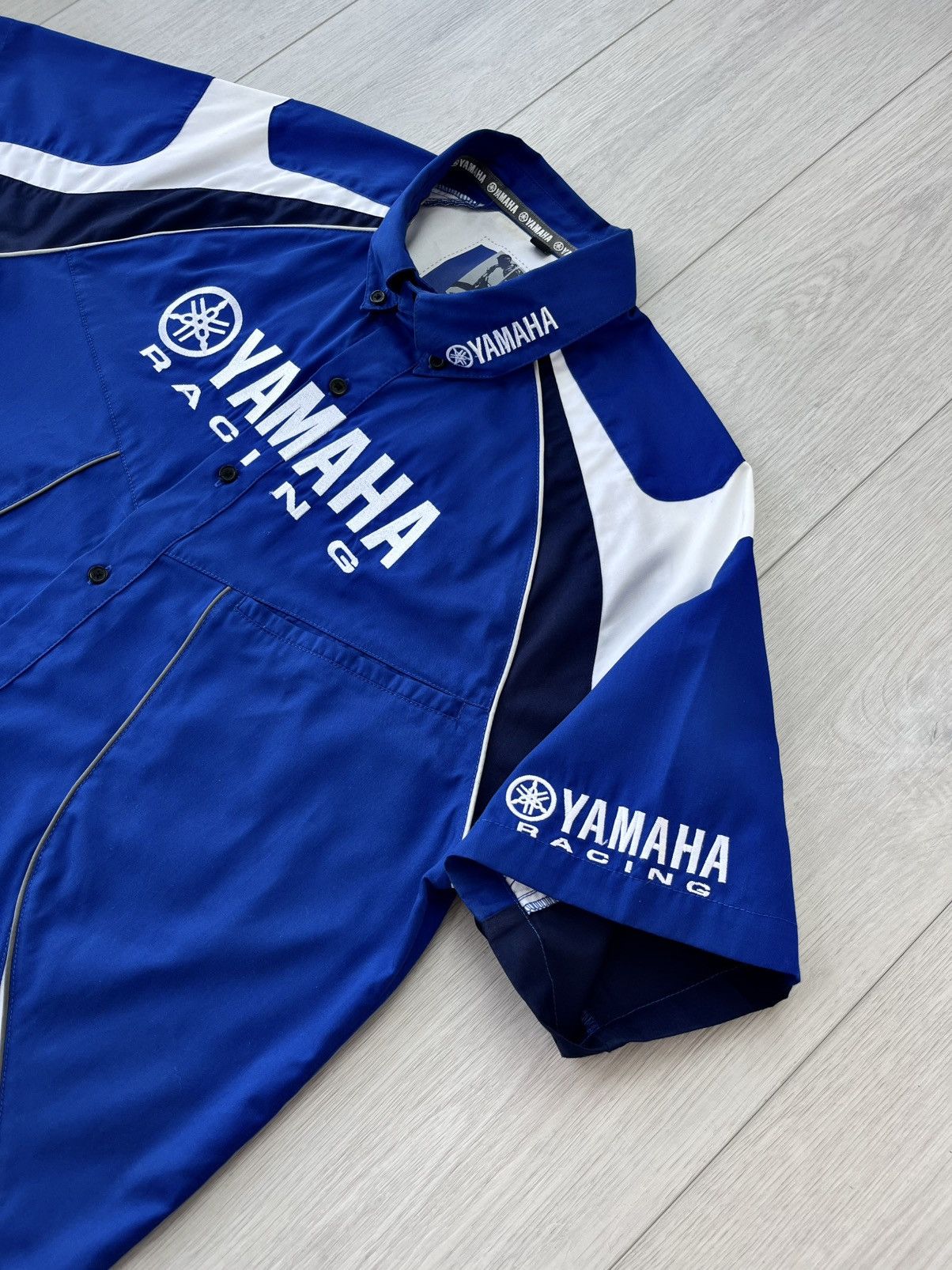 Japanese Brand Vintage Yamaha Racing Shirt Center Logo Y2K Japanese Hype 90 Size US XL / EU 56 / 4 - 4 Thumbnail