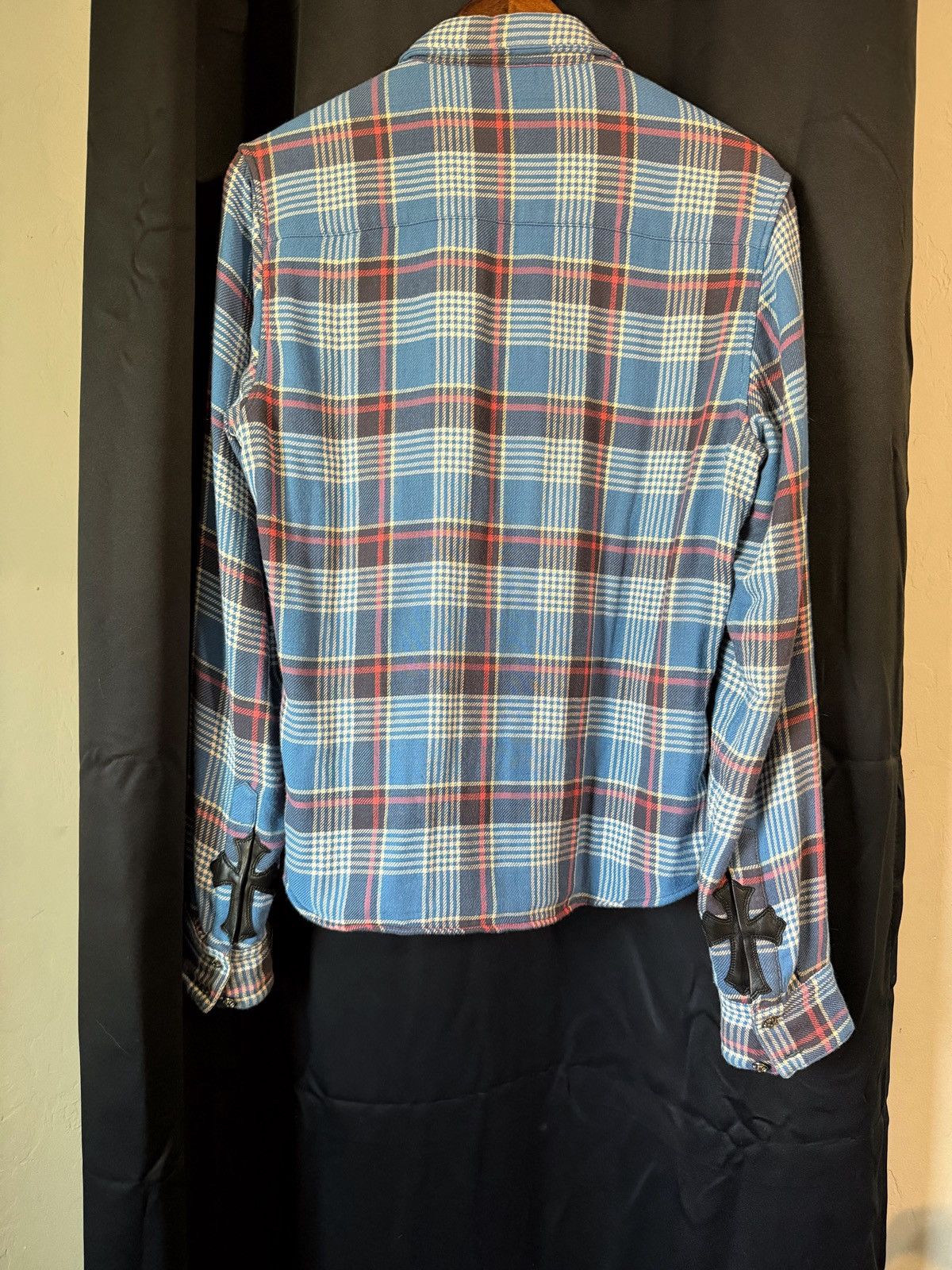 Chrome Hearts Chrome Hearts Cross Leather Patch Flannel Size US S / EU 44-46 / 1 - 6 Thumbnail