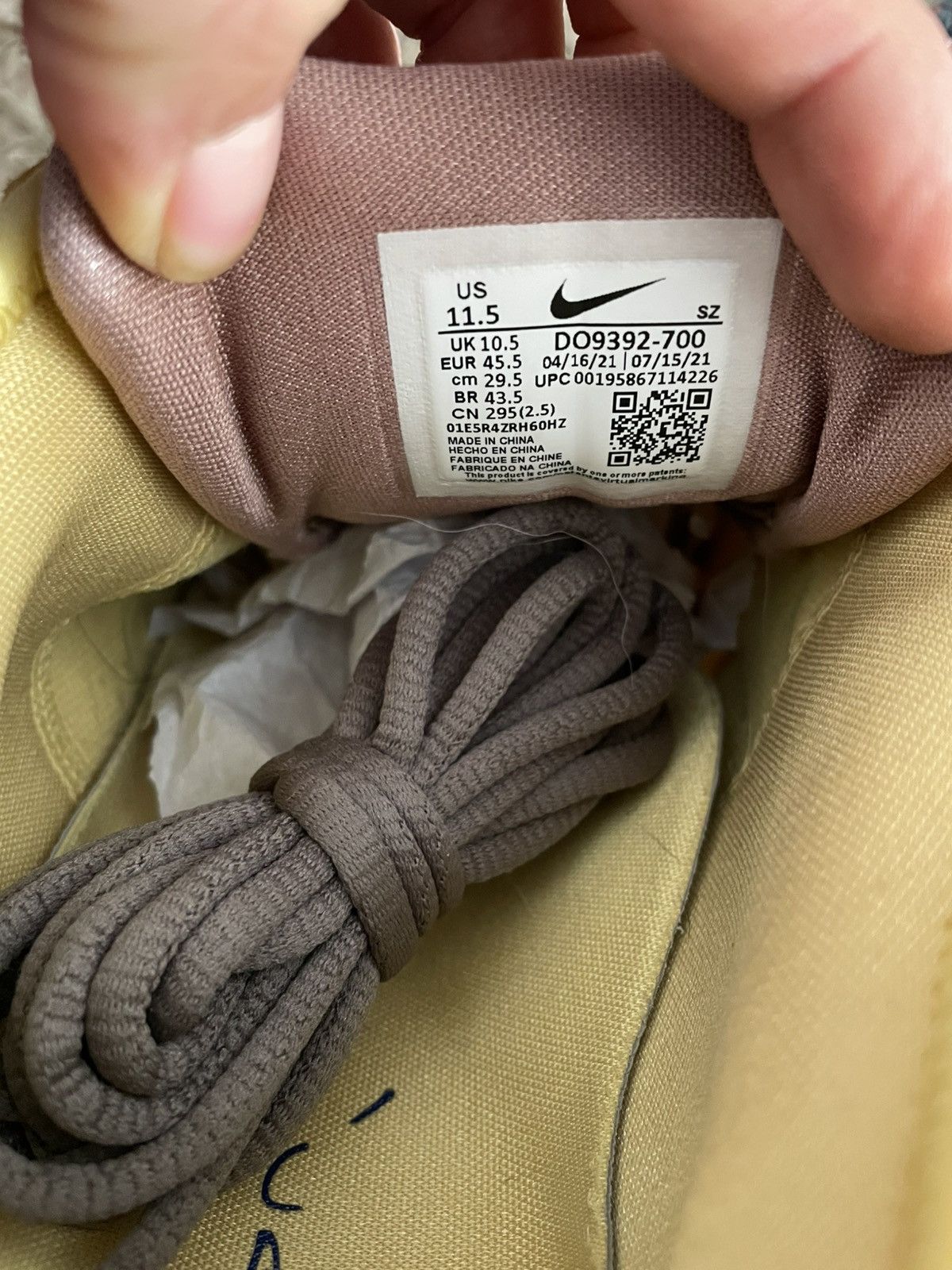 Nike × Travis Scott Air Max 1 x Travis Scott Saturn Gold Size US 11.5 / EU 44-45 - 10 Thumbnail