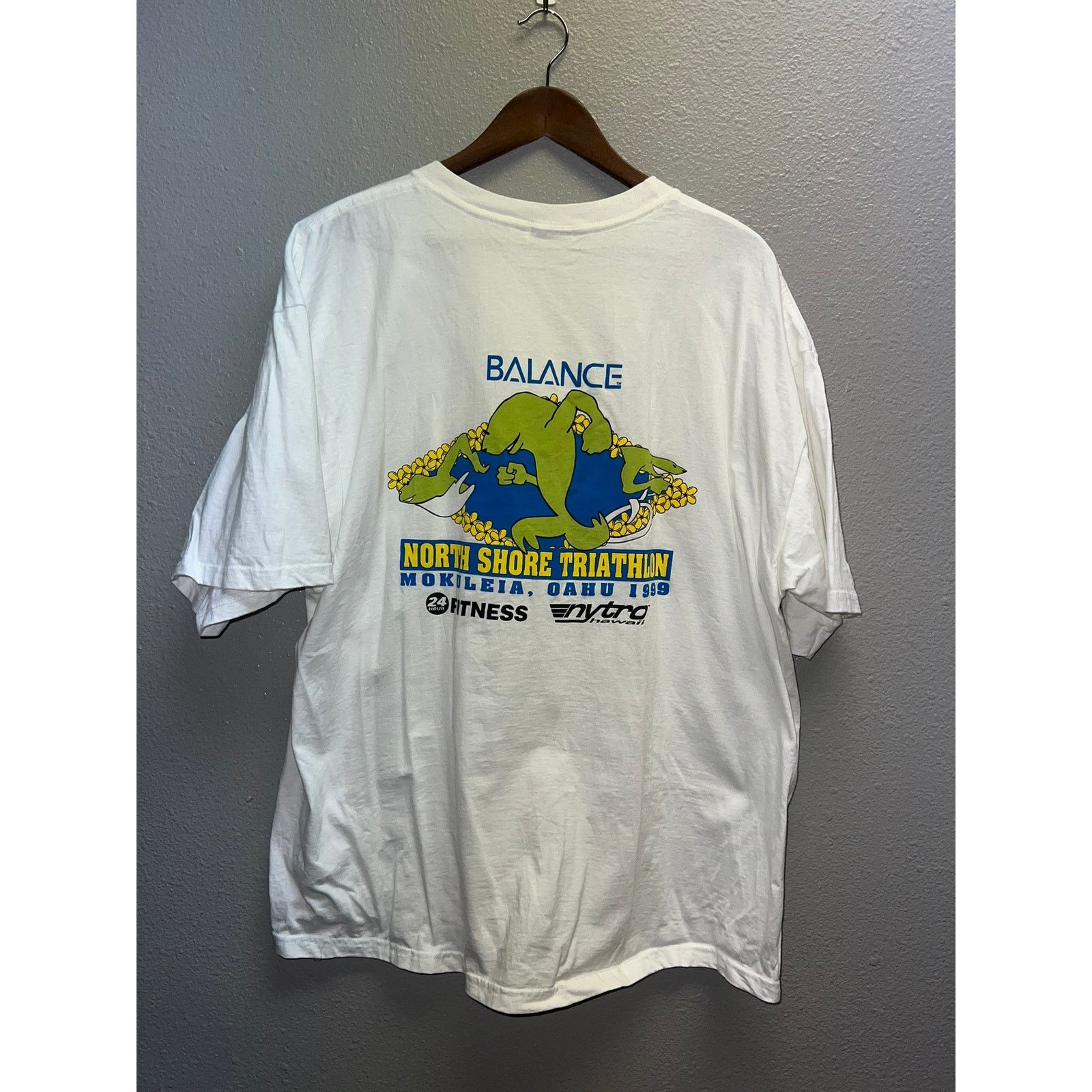Jerzees Vintage North Shore Triathlon Shirt 1999 Balance Hawaii XL Size US XL / EU 56 / 4 - 5 Thumbnail