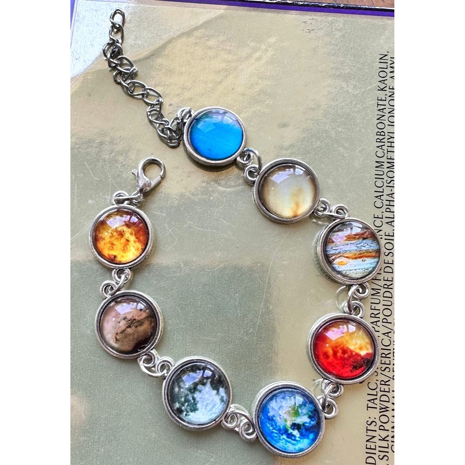 Handmade Solar System Bracelet New Planets Earth Universe Lobster Hoo Size ONE SIZE - 7 Thumbnail