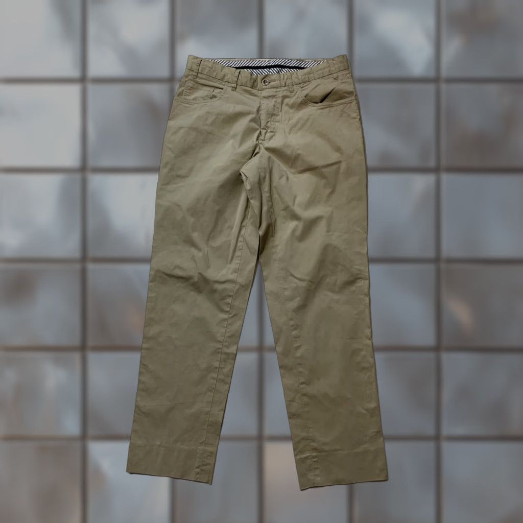 Vintage VINTAGE Dekko Mode Khaki Tan Classic Five Pocket Flat Front Chino Pants Mens 32R 30 Inseam Tan Front Flat Five Pocket Pockets Dekko Mode Pants Mens 32 Size US 32 / EU 48 - 1 Thumbnail