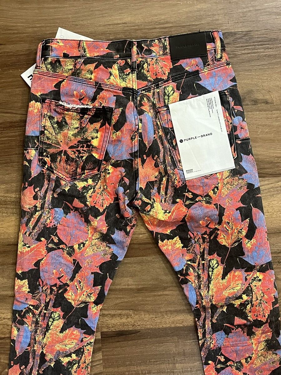 Purple Brand Size 30 burnt camo orange denim New Size US 30 / EU 46 - 4 Thumbnail