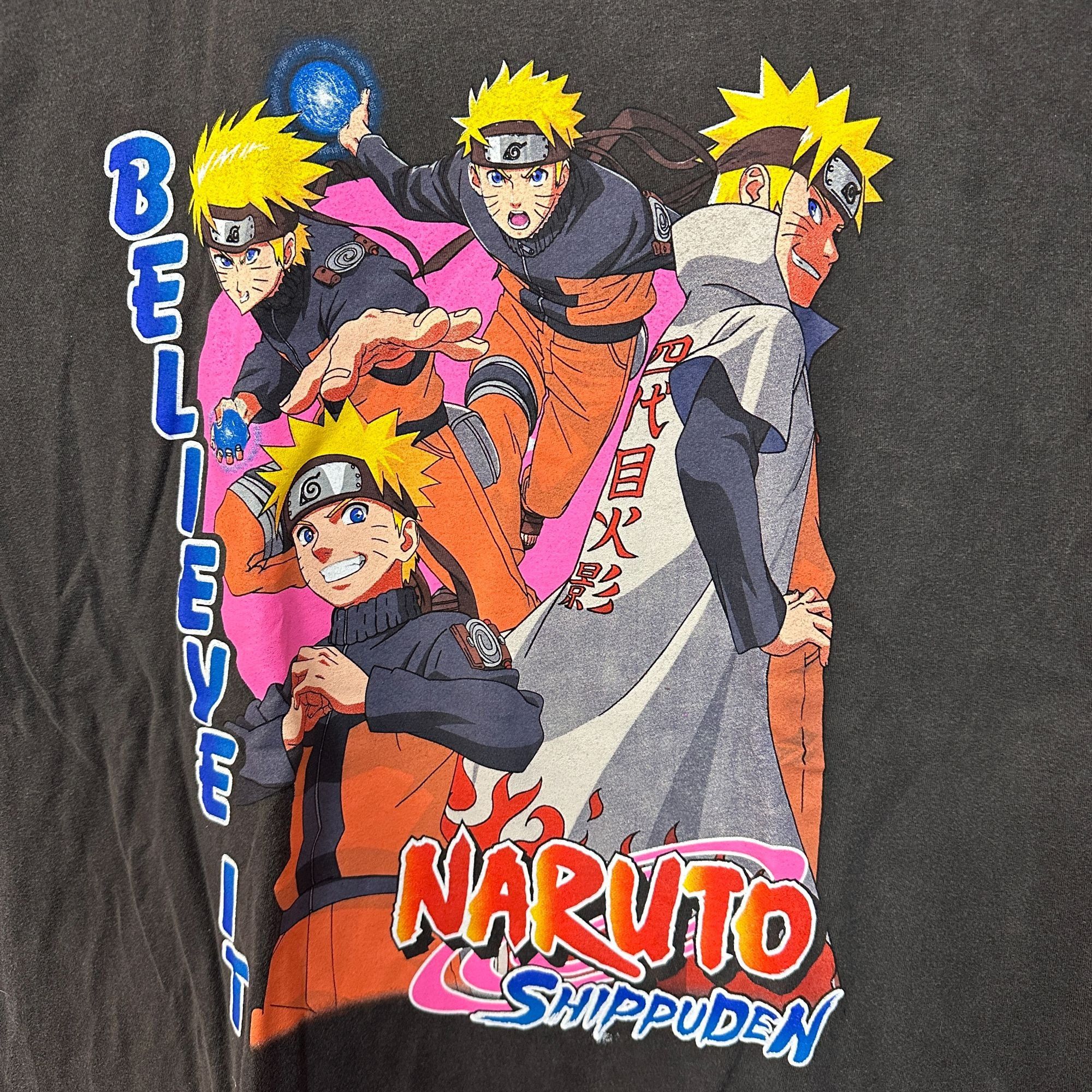 Anime Naruto Shippuden Believe It Naruto Uzumaki Anime Tee L Size US L / EU 52-54 / 3 - 2 Thumbnail