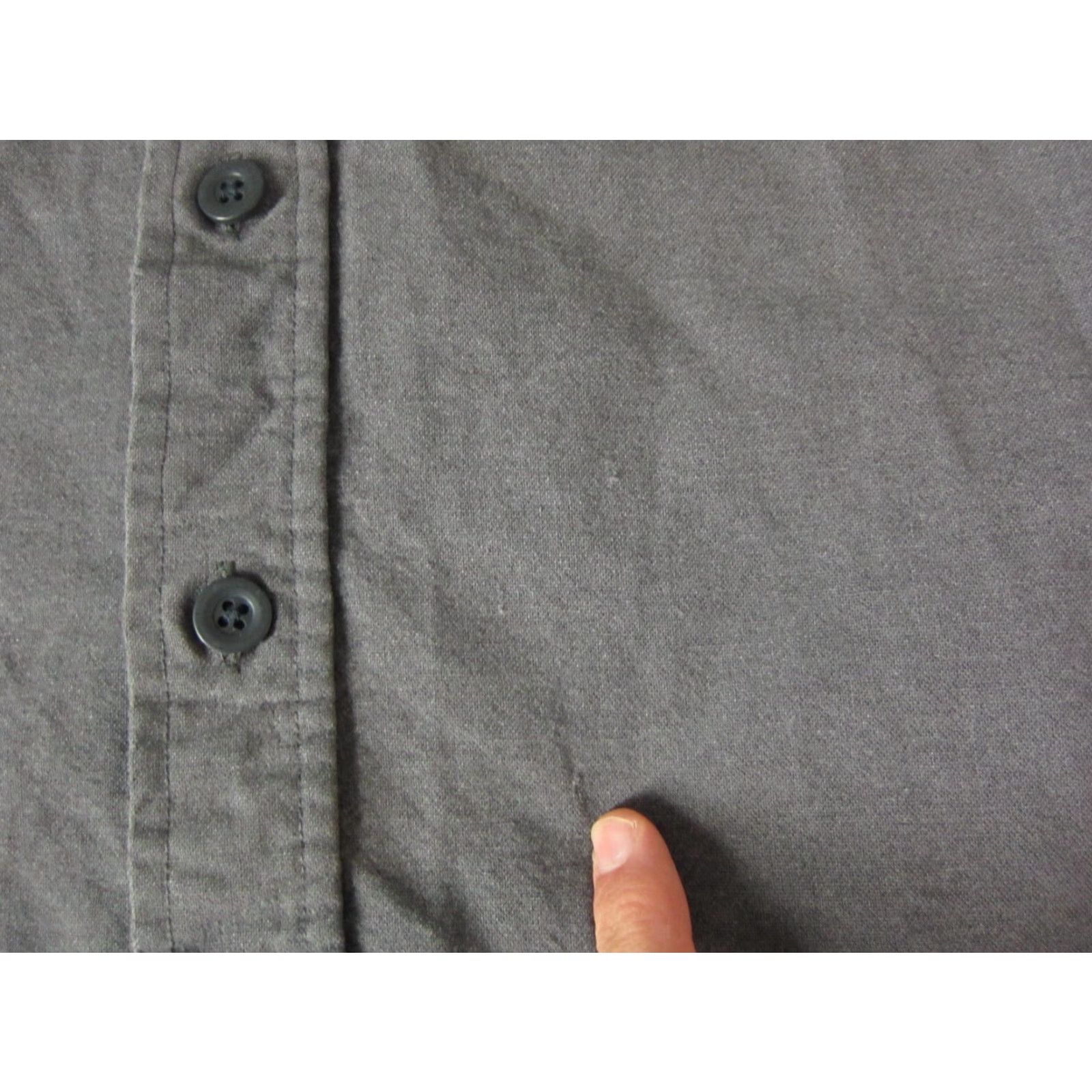 Vintage VINTAGE L.L. Bean Shirt LT Adult Gray Cotton Flannel Chamois Button-Up 90s Mens Tall Big & Tall Size US L / EU 52-54 / 3 - 6 Thumbnail