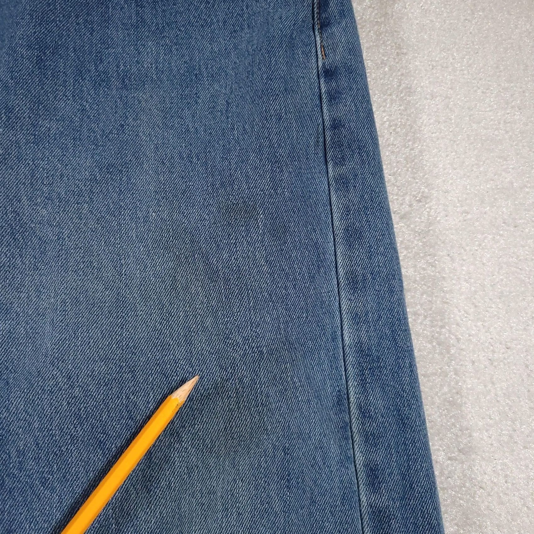 Levi's Levi's 505 Jeans Mens 38x30 Blue Denim Regular Fit Straight Leg Cotton Pockets Zipper Vintage: No Women? Size US 38 / EU 54 - 6 Thumbnail