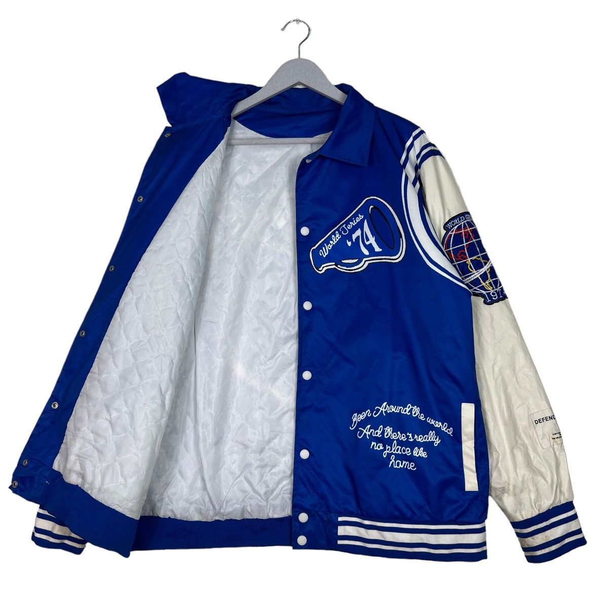 Japanese Brand 🔥 JAPANESE STREETWEAR DEFEND DIGNITY SATIN BOMBER JACKET Size US XL / EU 56 / 4 - 9 Thumbnail