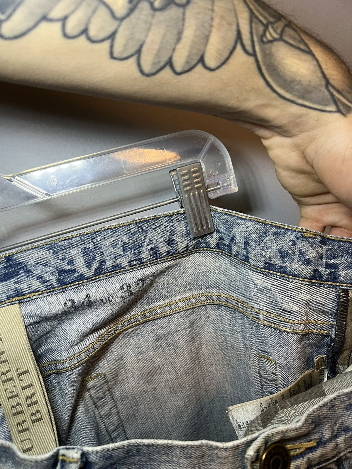 Burberry Vintage Burberry Brit slim faded jeans Size US 34 / EU 50 - 19 Thumbnail