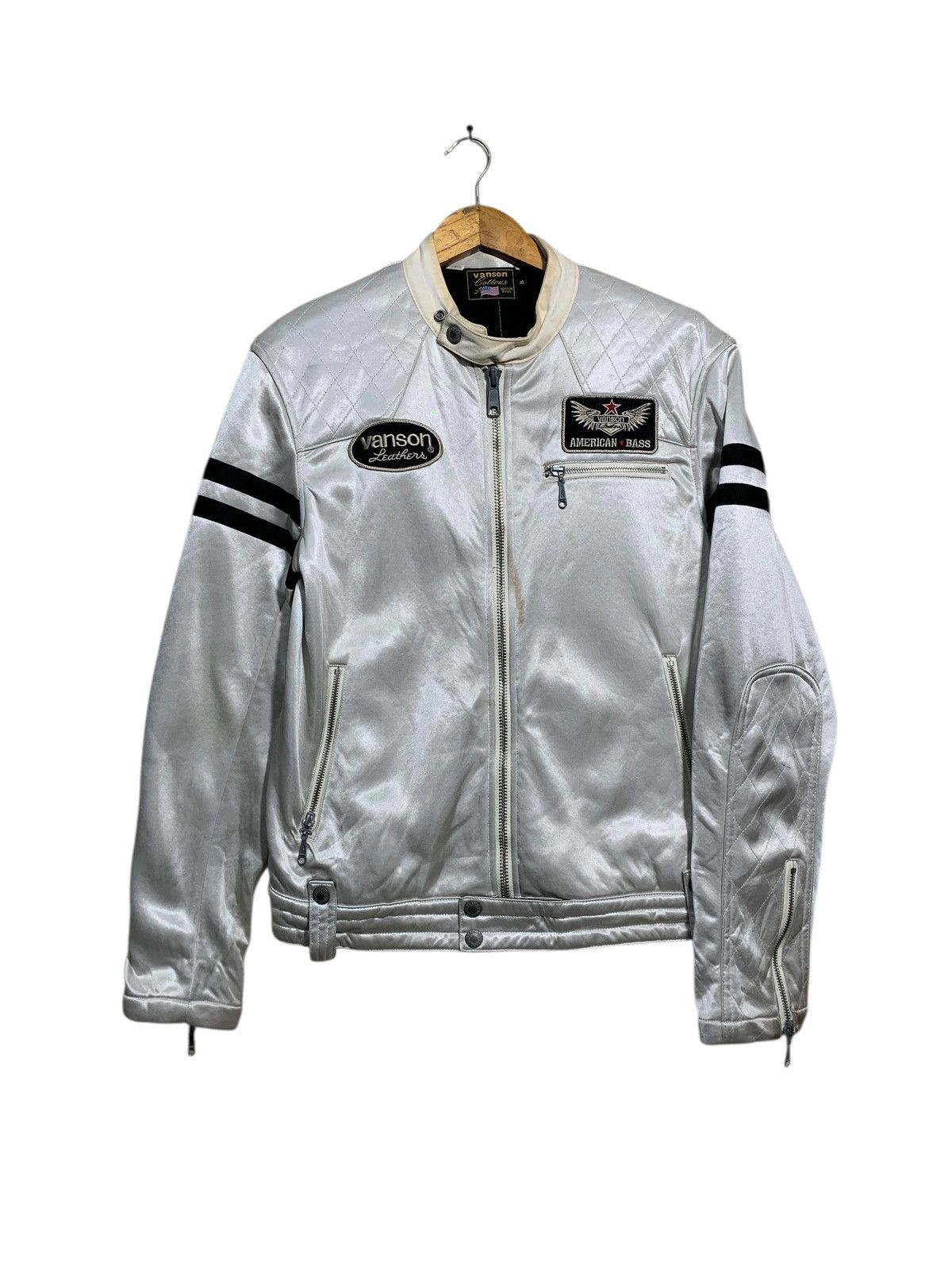 Sports Specialties 🔥VANSON COTTON BIKERS JACKETS Size US XL / EU 56 / 4 - 5 Thumbnail