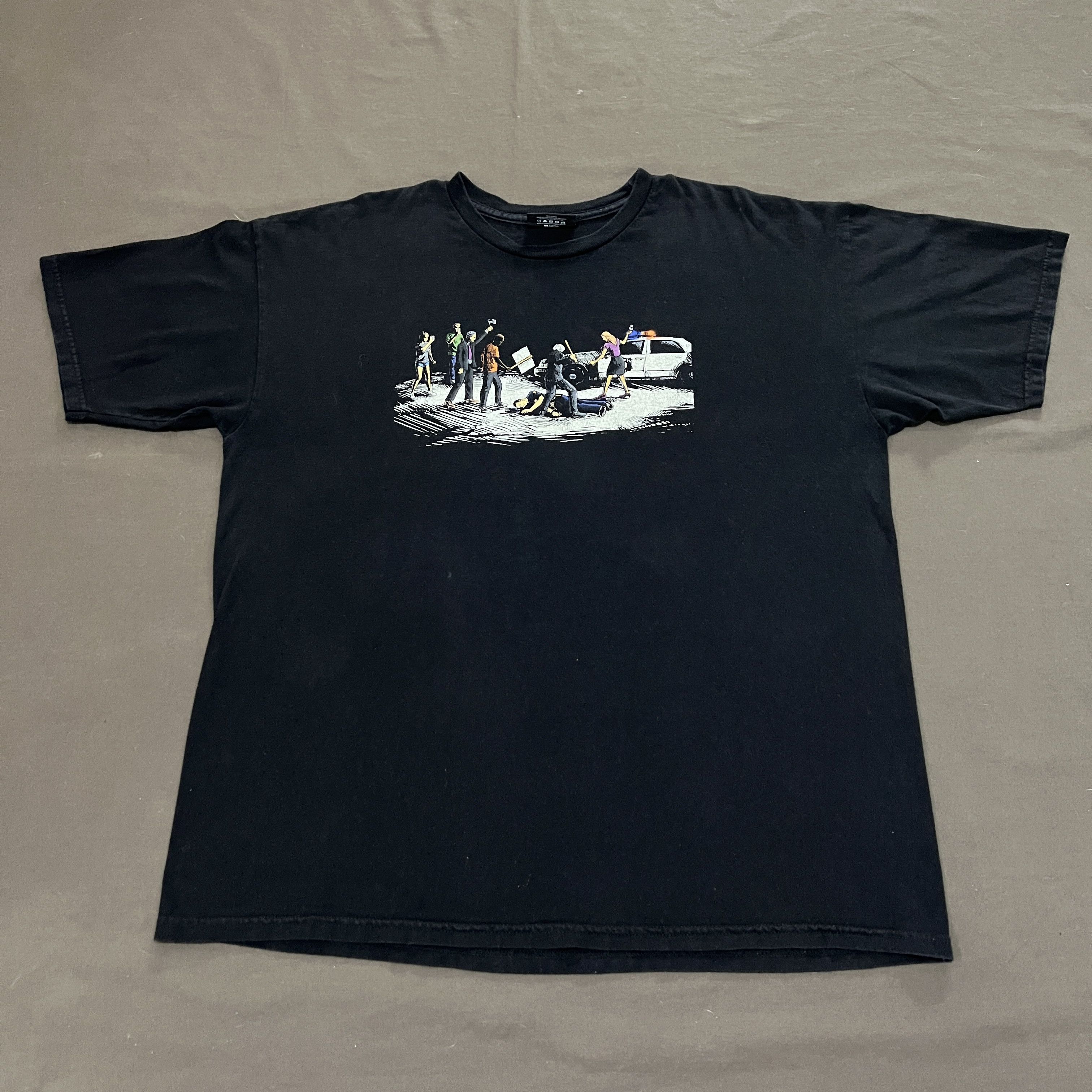 The Hundreds The Hundreds Skateboard Police Los Angeles Riots Tee LAPD Size US XL / EU 56 / 4 - 2 Thumbnail