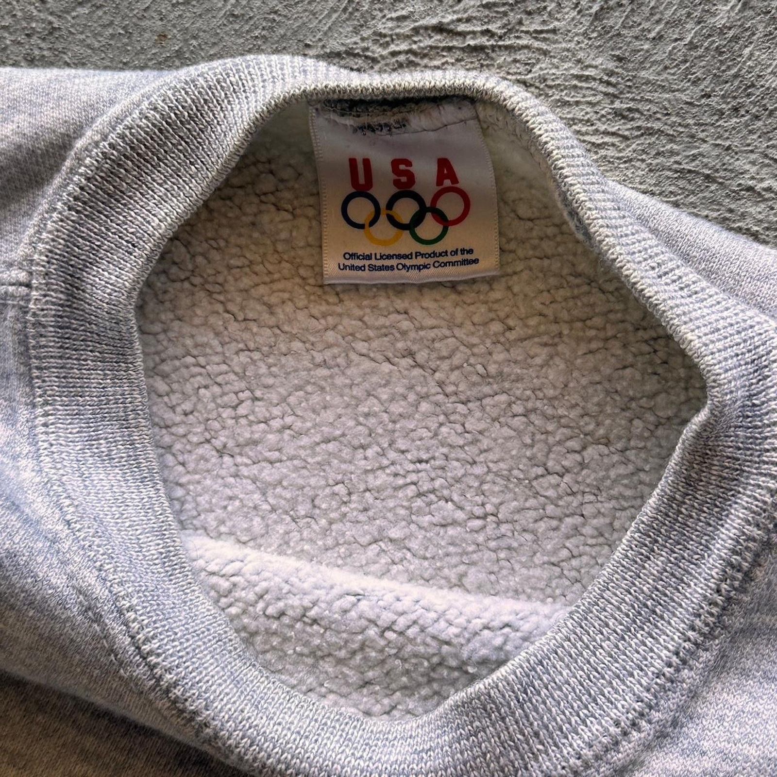 Carhartt Grey vintage 90s Olympics crewneck sweatshirt Size US M / EU 48-50 / 2 - 5 Thumbnail