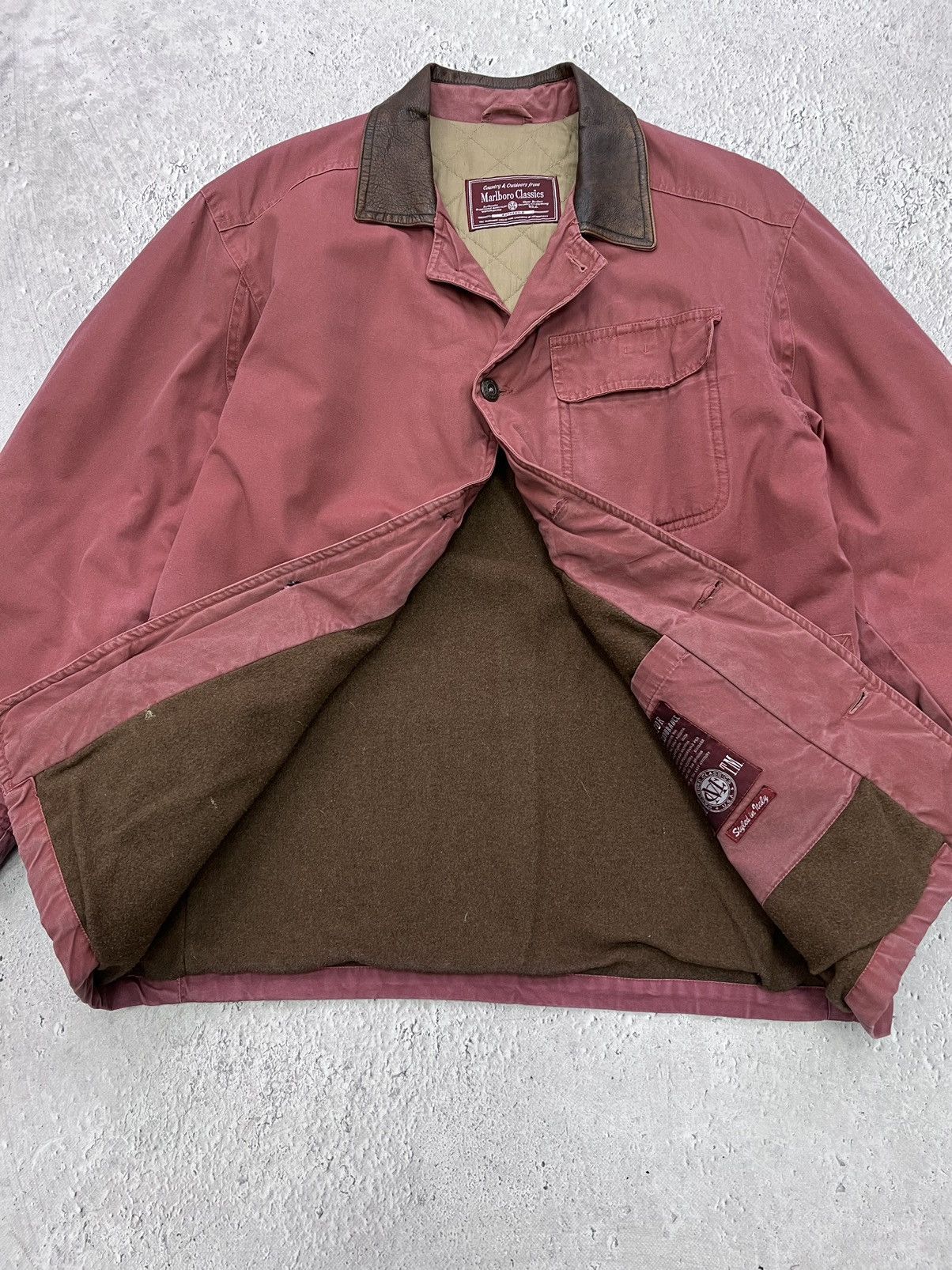 Marlboro × Marlboro Classics × Vintage Vintage 90s Marlboro Classics Jacket Made Italy Coat Size US M / EU 48-50 / 2 - 7 Thumbnail