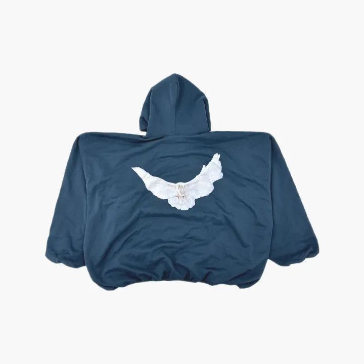 Balenciaga Balenciaga YEEZY x Gap x Balenciaga Hoodie in Dark Blue -2 Size US XL / EU 56 / 4 - 3 Thumbnail