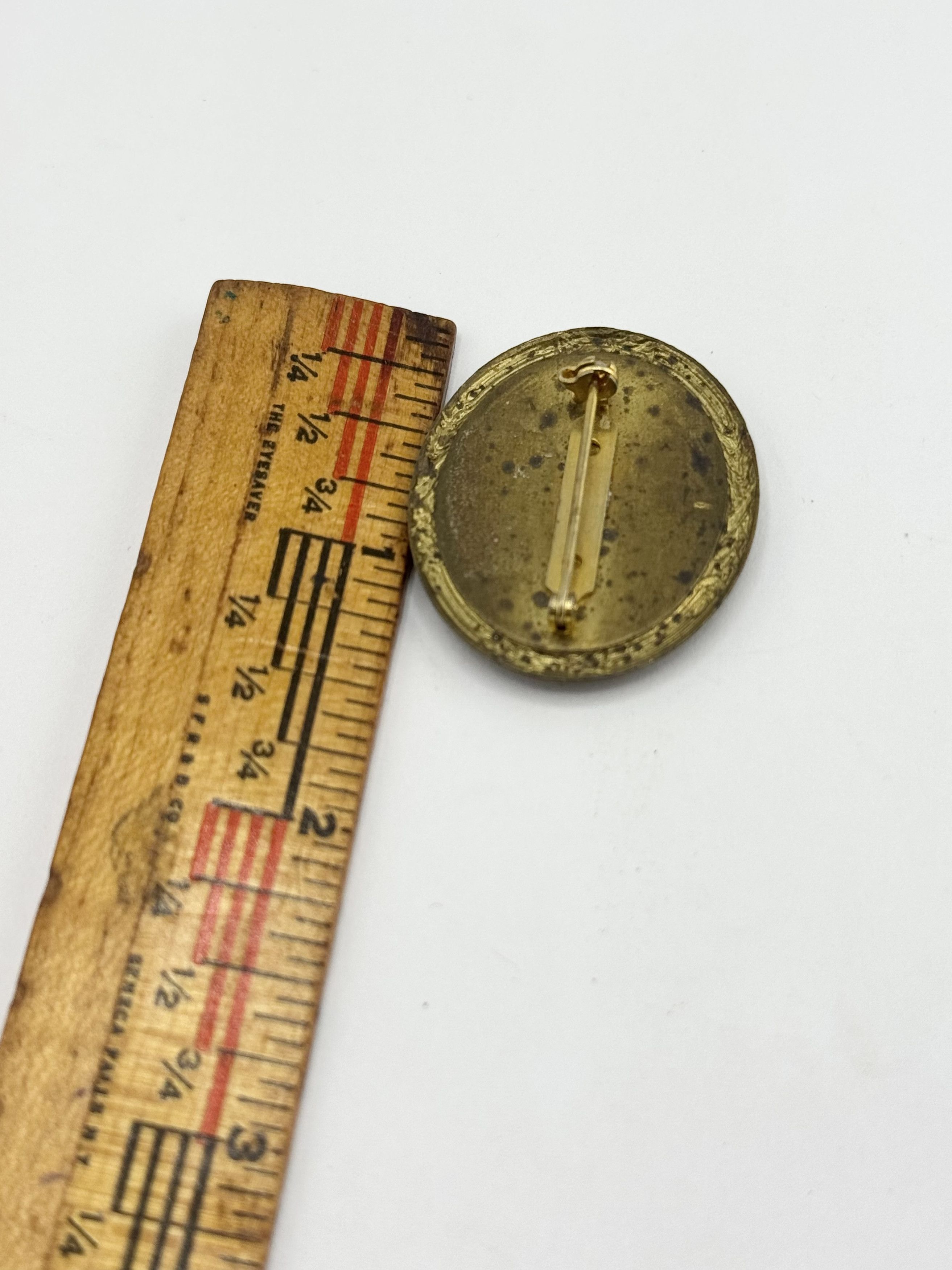 Vintage Vintage hand pressed flower brooch pin Size ONE SIZE - 4 Thumbnail
