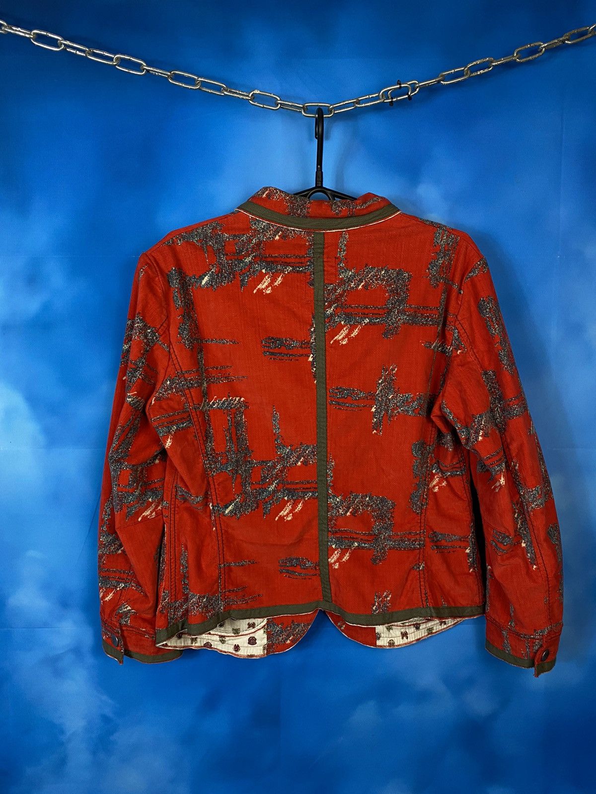 Marithe + Francois Girbaud × Vintage Marithe Francois Girbaud rare exclusive velour blazer y2k Size XL / US 12-14 / IT 48-50 - 12 Thumbnail