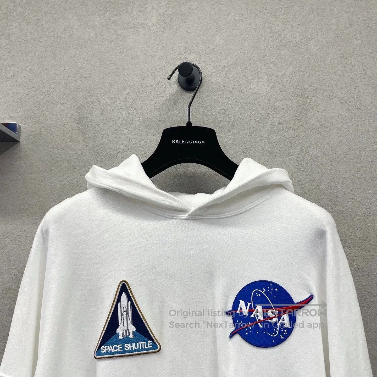 Balenciaga Balenciaga x NASA White Hoodie Size XS. Size US XS / EU 42 / 0 - 4 Thumbnail