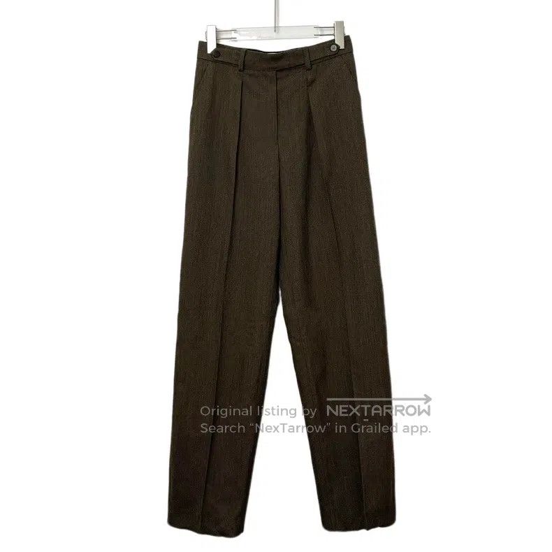 Hermes Hermes Brown Wool Long Sleeve Suit Set Size XS / US 0-2 / IT 36-38 - 3 Thumbnail