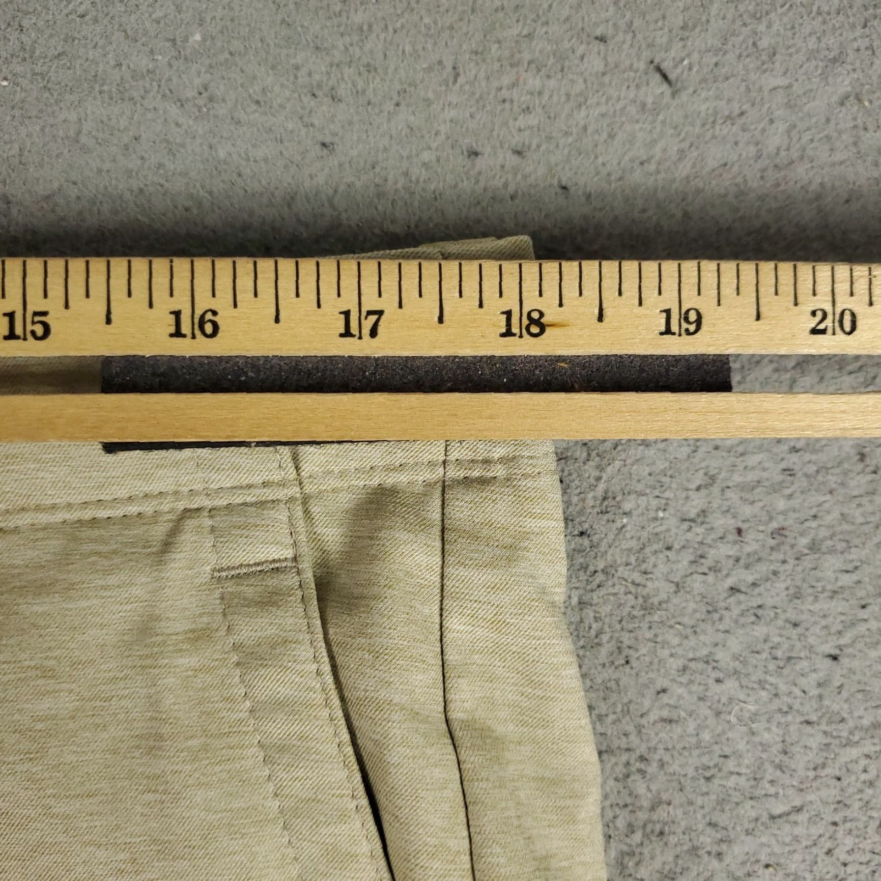 Tommy Bahama Tommy Bahama Pants Mens 36x29 Beige Polyester Flat Front Chino Trousers Size US 36 / EU 52 - 3 Thumbnail
