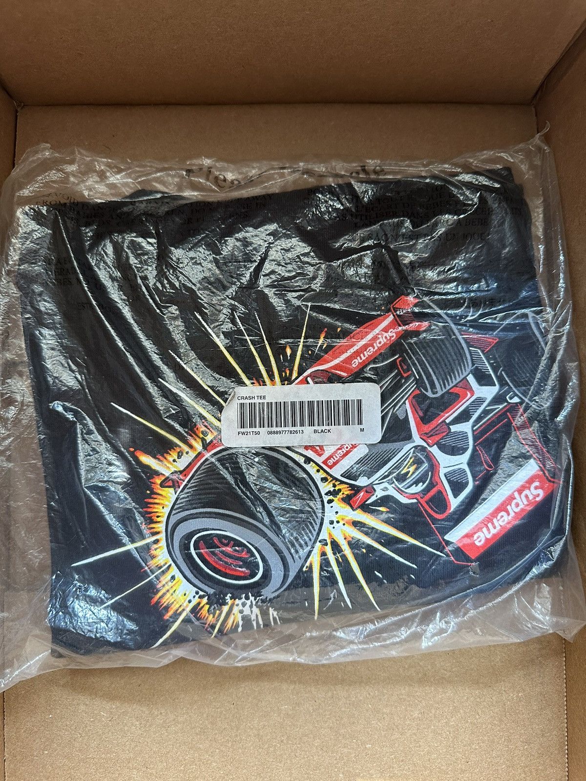 Supreme Supreme Crash Tee Size US M / EU 48-50 / 2 - 2 Thumbnail