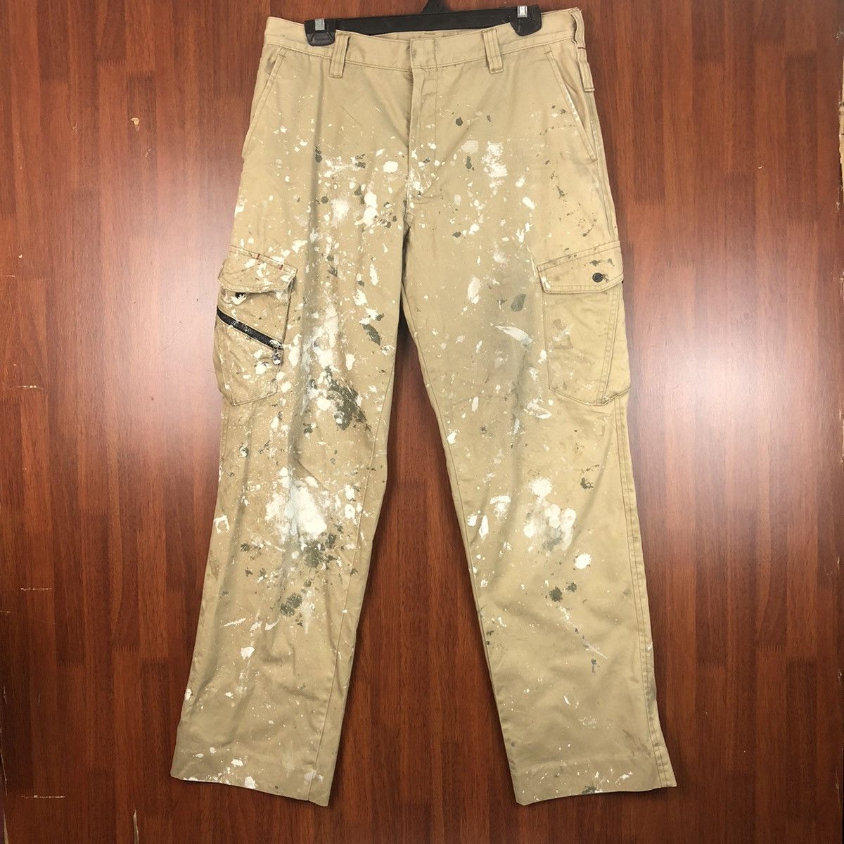 image of W.impact Brown Painter Vintage Multipocket Pants 7483, Men's (Size 31)