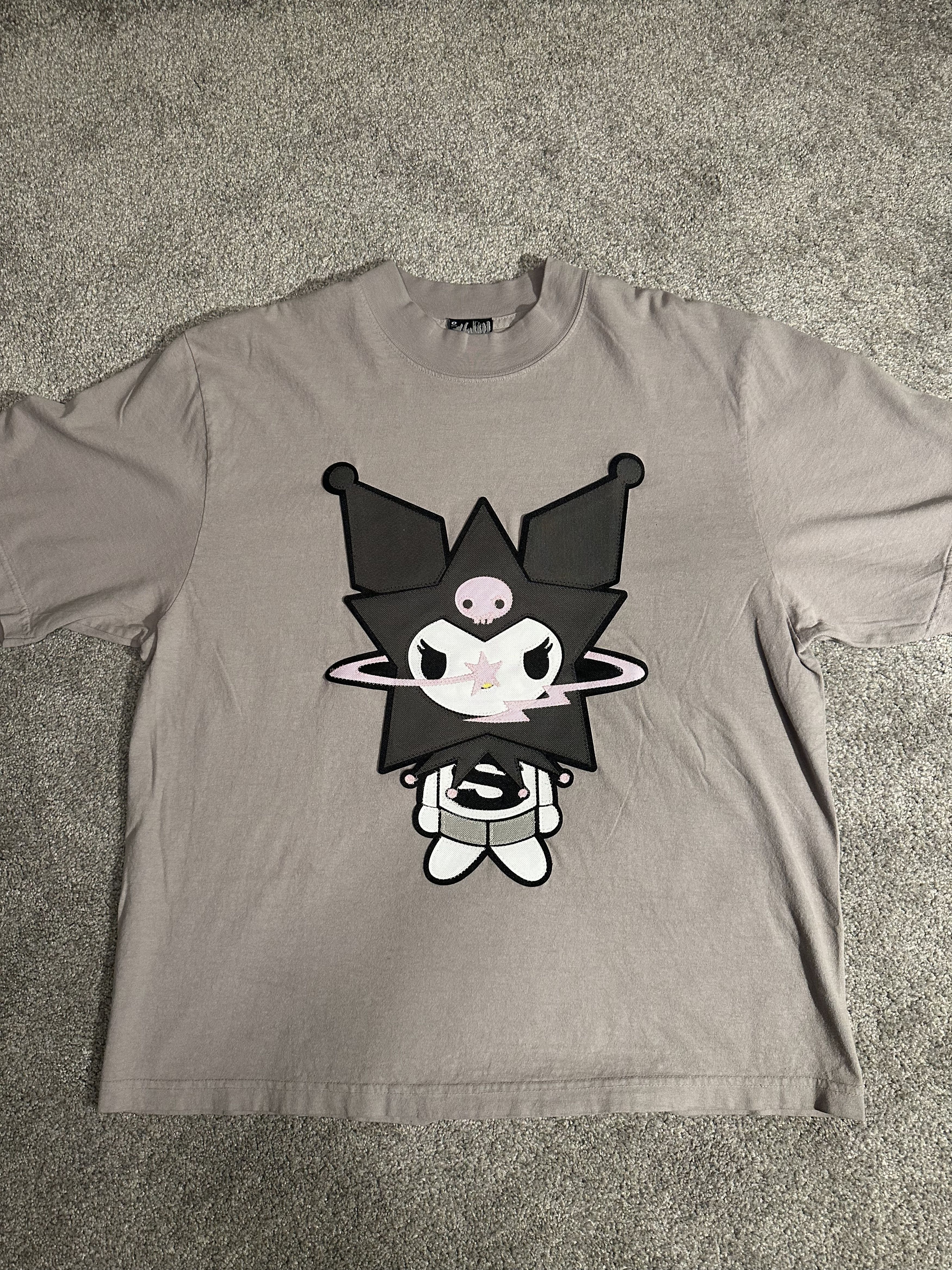 image of Sukamii Starboy Shirt in Grey/Pink, Men's (Size Medium)