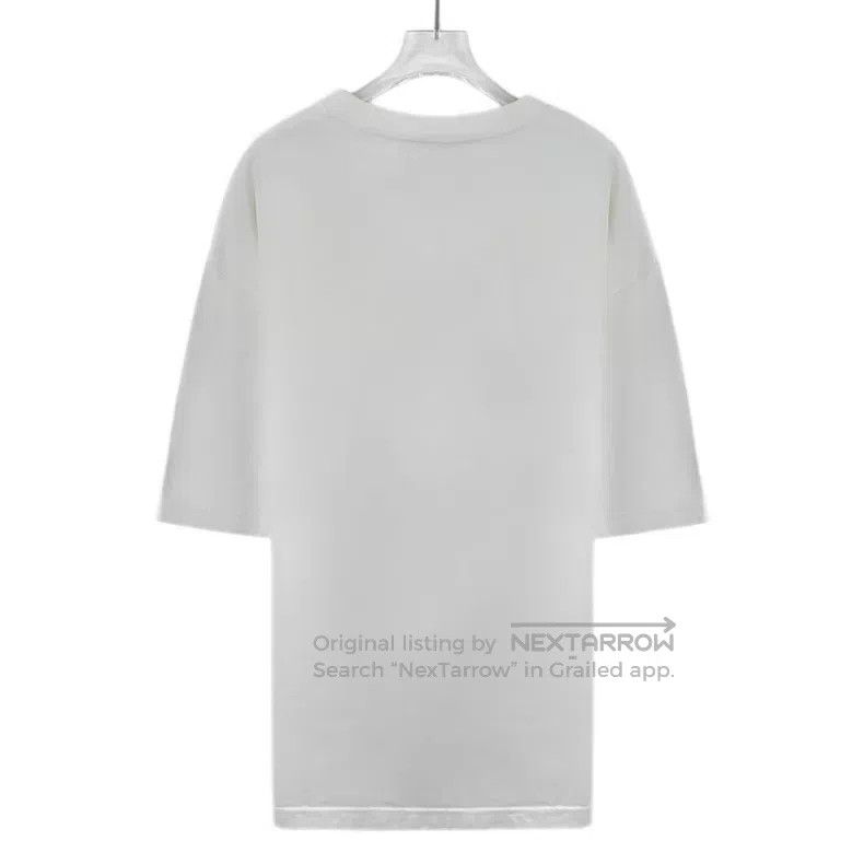 Balenciaga Balenciaga White logo letter embroidery cotton round neck Size US M / EU 48-50 / 2 - 2 Thumbnail