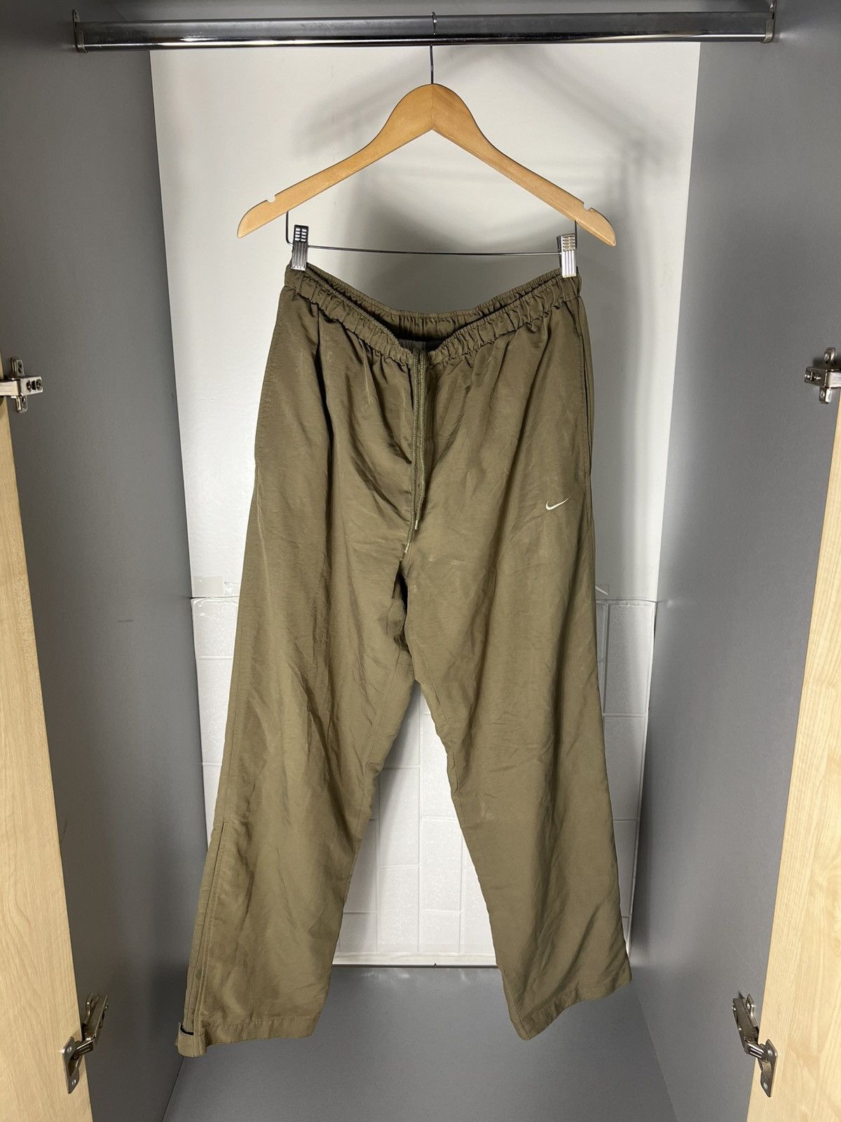 Nike × Vintage VERY RARE NIKE SWEATPANTS RETRO JAPAN STYLE DRILL Y2K 90s Size US 34 / EU 50 - 1 Thumbnail