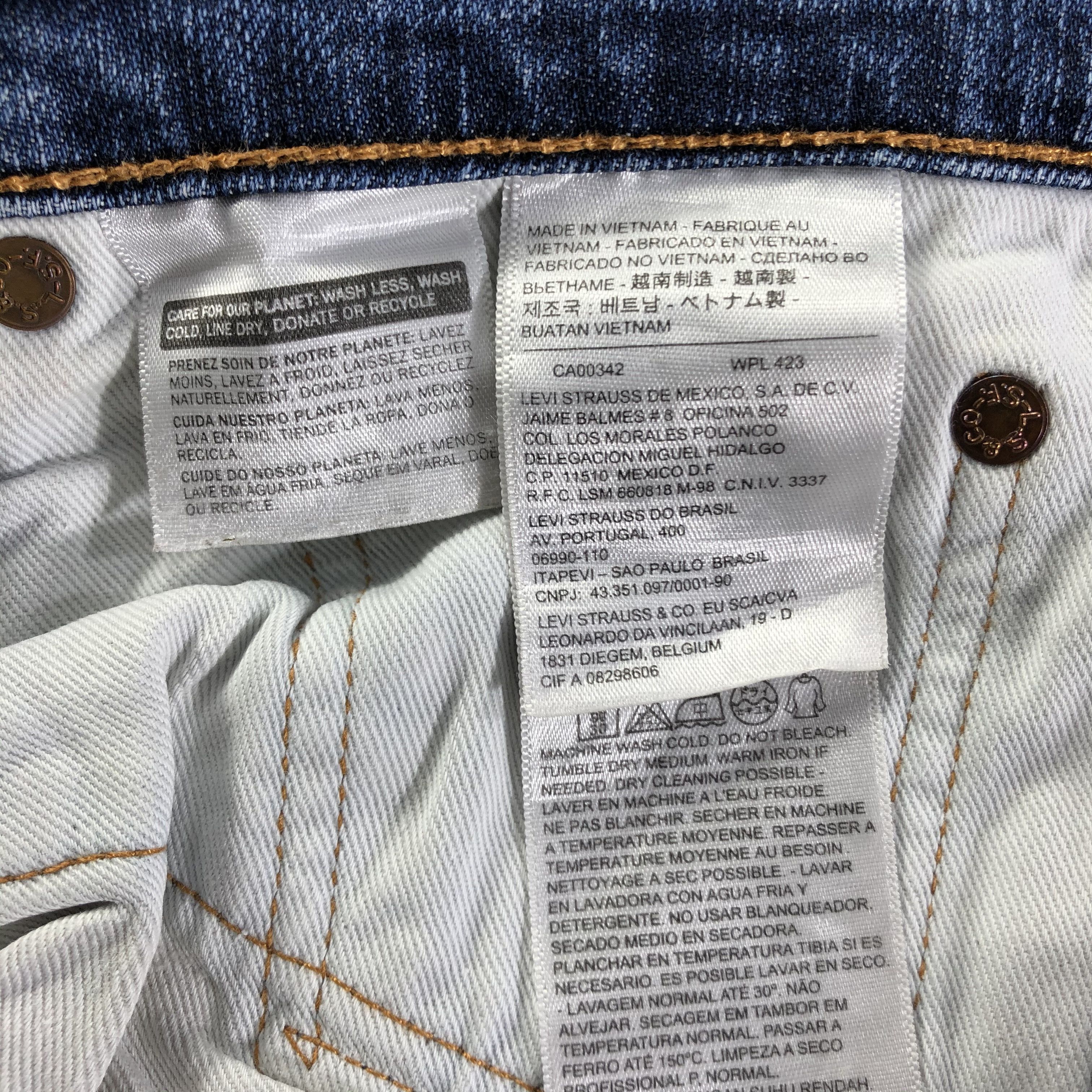 Levi's × Vintage Vintage Blue Wash Levis 511 Jeans-JM3286 Size US 34 / EU 50 - 11 Thumbnail