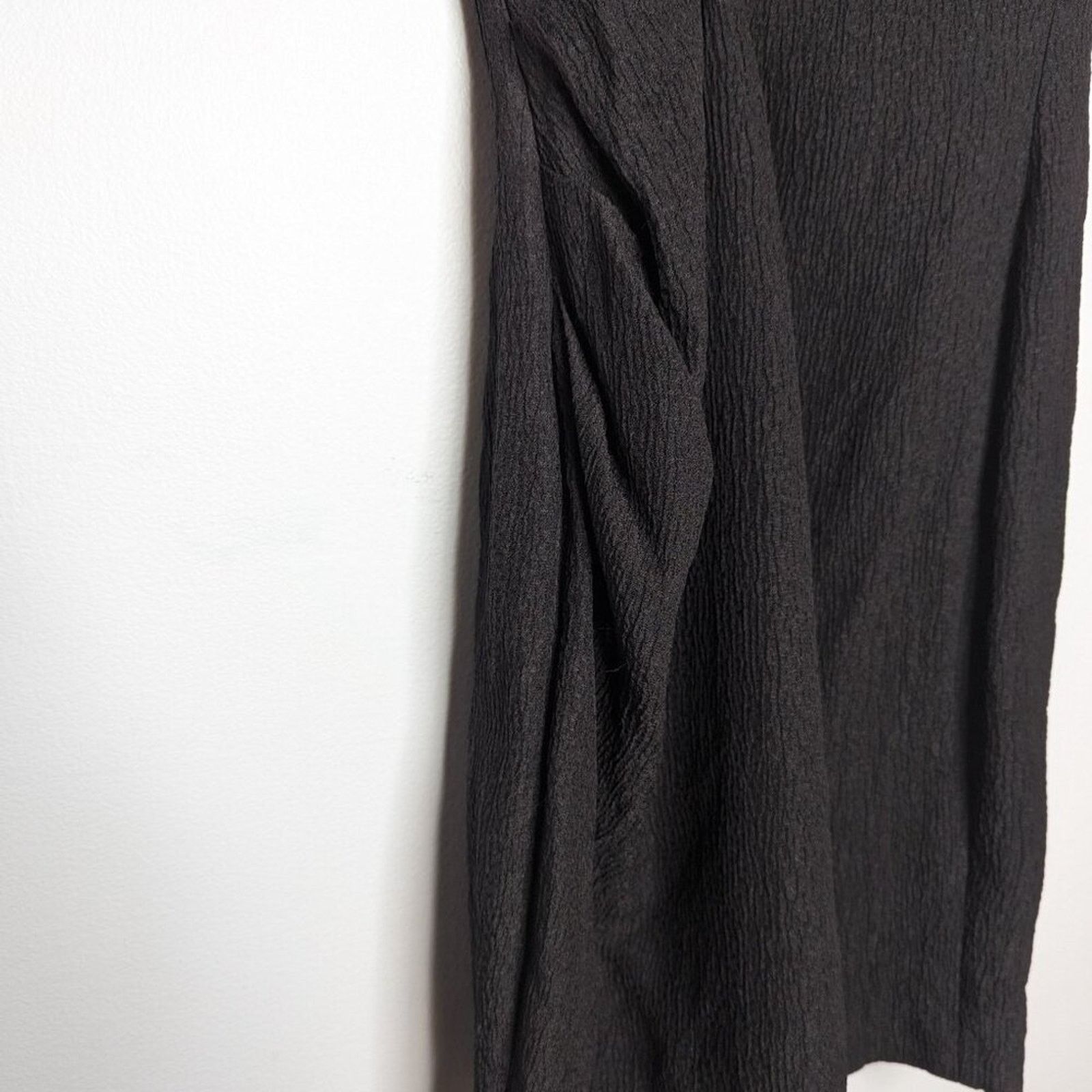 Black Halo Black Halo Black One Shoulder Mini Dress Side Ruching Sheer Size S / US 4 / IT 40 - 6 Thumbnail