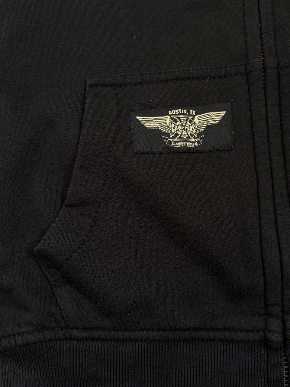 West Coast Choppers Vintage West Coast Choppers Crazy Y2k Jesse James Zip Hoodie Size US M / EU 48-50 / 2 - 7 Thumbnail