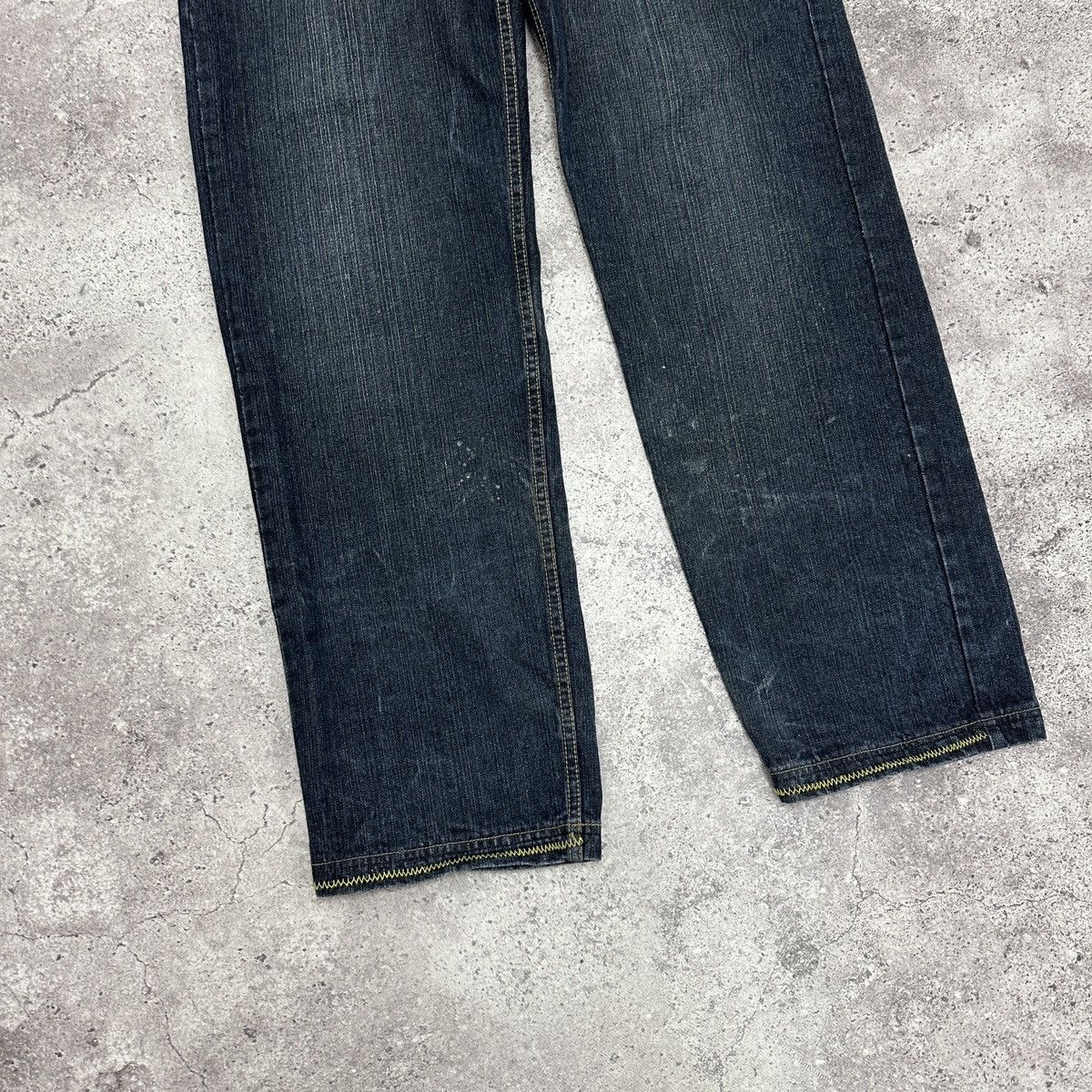 Japanese Brand Vintage 90s Crown Holder Embroidered rap jeans og y2k Size US 34 / EU 50 - 7 Thumbnail