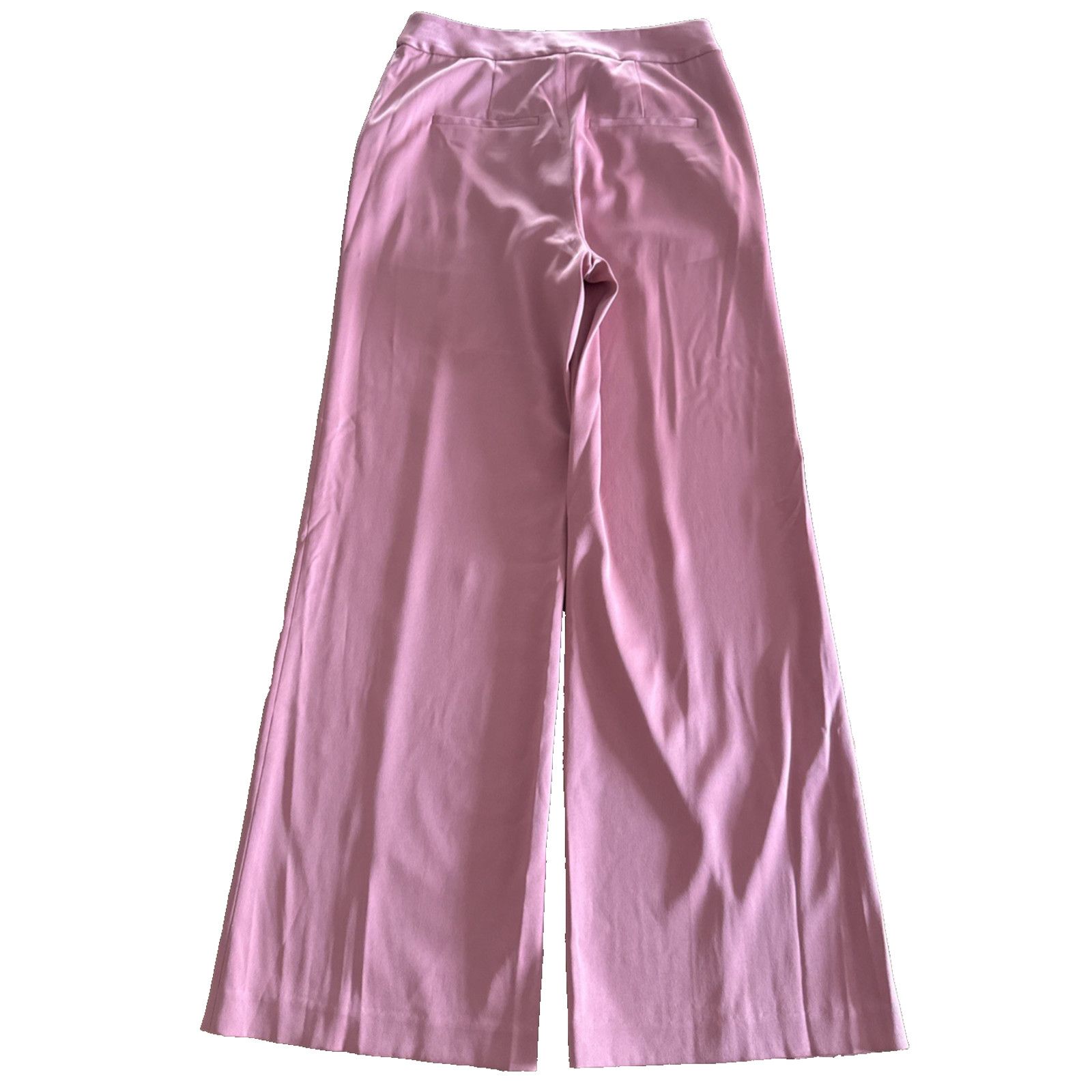 Veronica Beard Veronica Beard Edia Satin Wide leg Pants In Rose, NWT 10 Size 32" / US 10 / IT 46 - 3 Thumbnail
