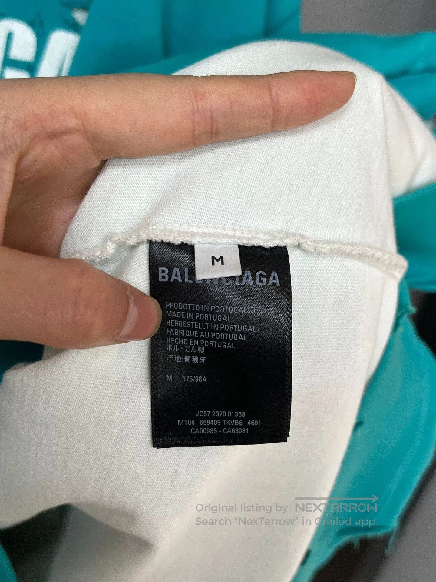 Balenciaga balenciaga lake green distressed hoodie. Size US M / EU 48-50 / 2 - 3 Thumbnail