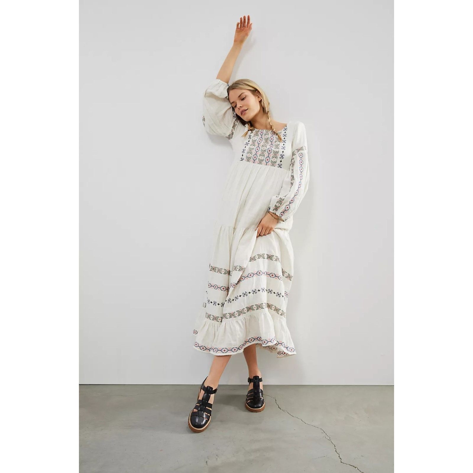 sachin and babi light blue dress Plus Size Anthropologie Somerset Maxi Dress Embroidered Edition in Pink  (15)