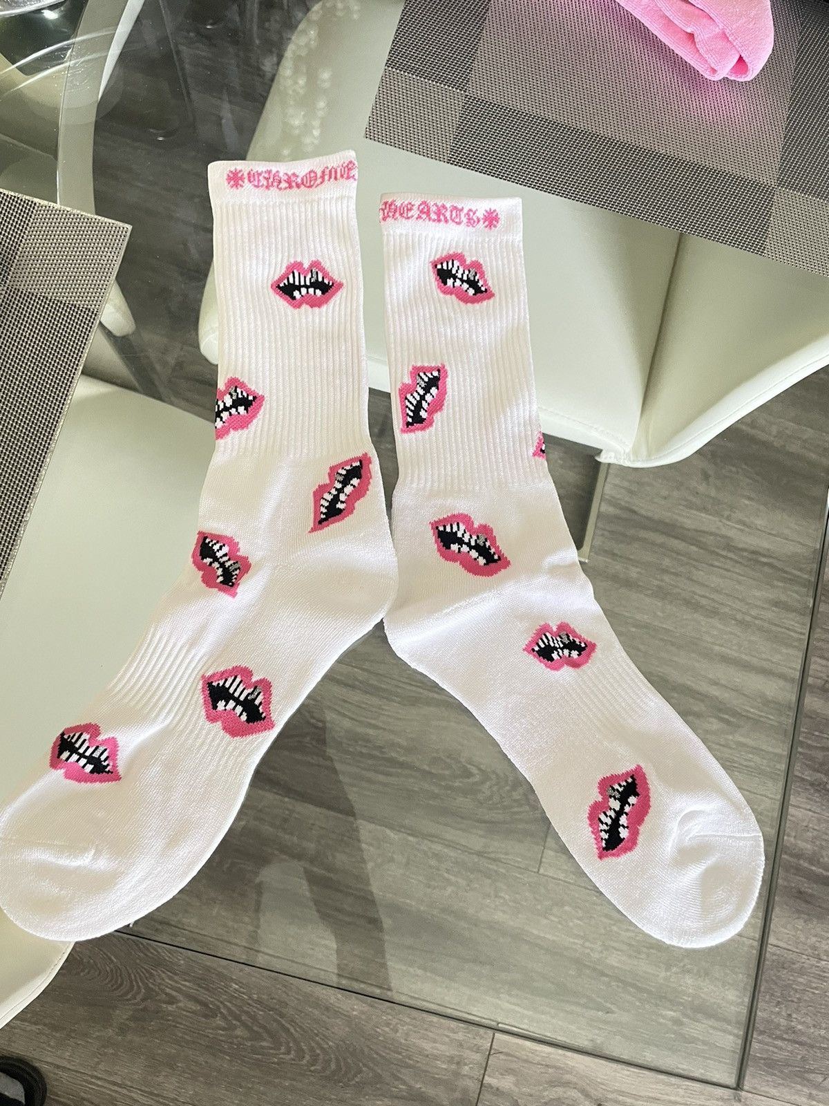 Chrome Hearts Chrome hearts chomper socks | Grailed
