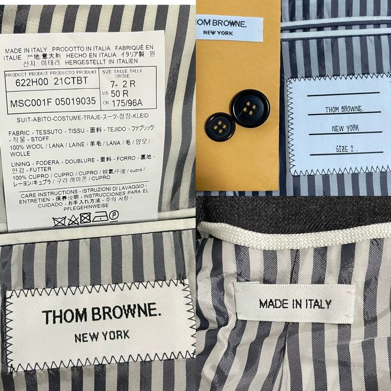 Thom Browne Thom Browne Size 2 Suit 2503-Nextarrow Size 38R - 2 Thumbnail