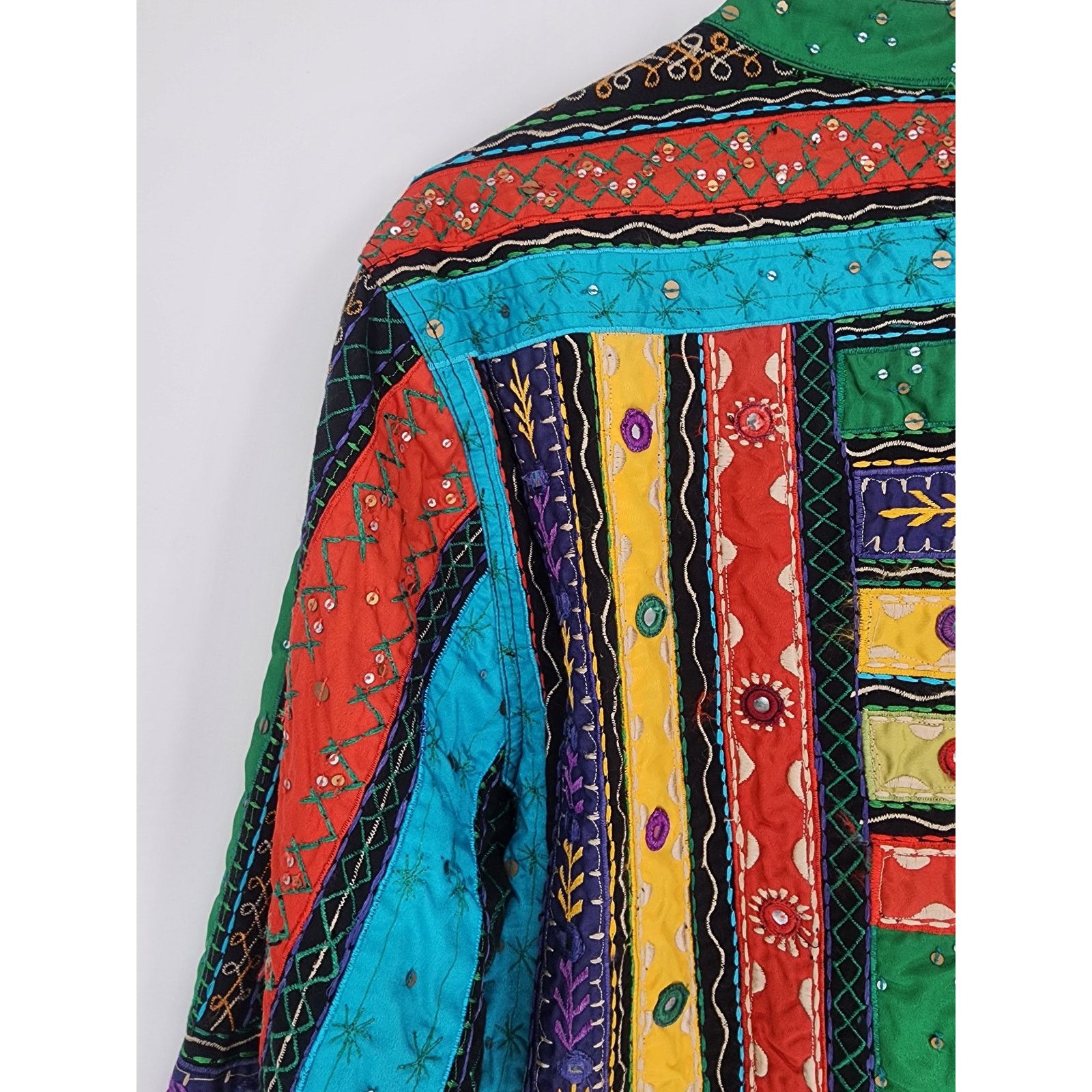Chicos Chicos Colorful Embroidered Jacket Women's Size Large Size L / US 10 / IT 46 - 7 Thumbnail