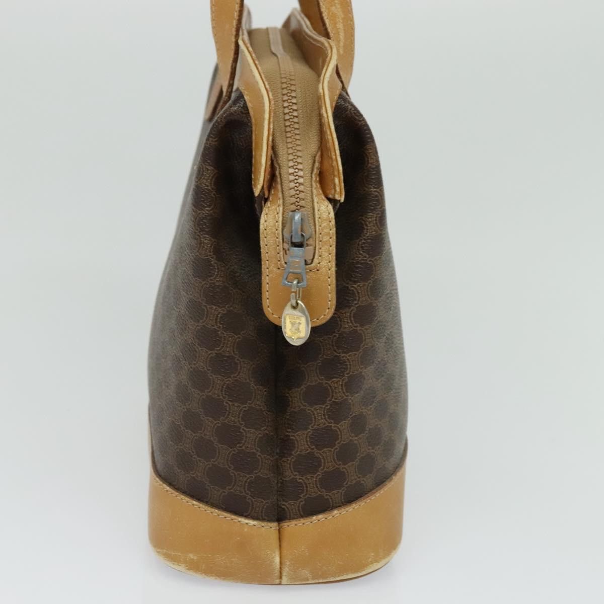 Celine CELINE Macadam Canvas Cicada Shoulder Bag Pvc Leather Brown Size ONE SIZE - 4 Thumbnail