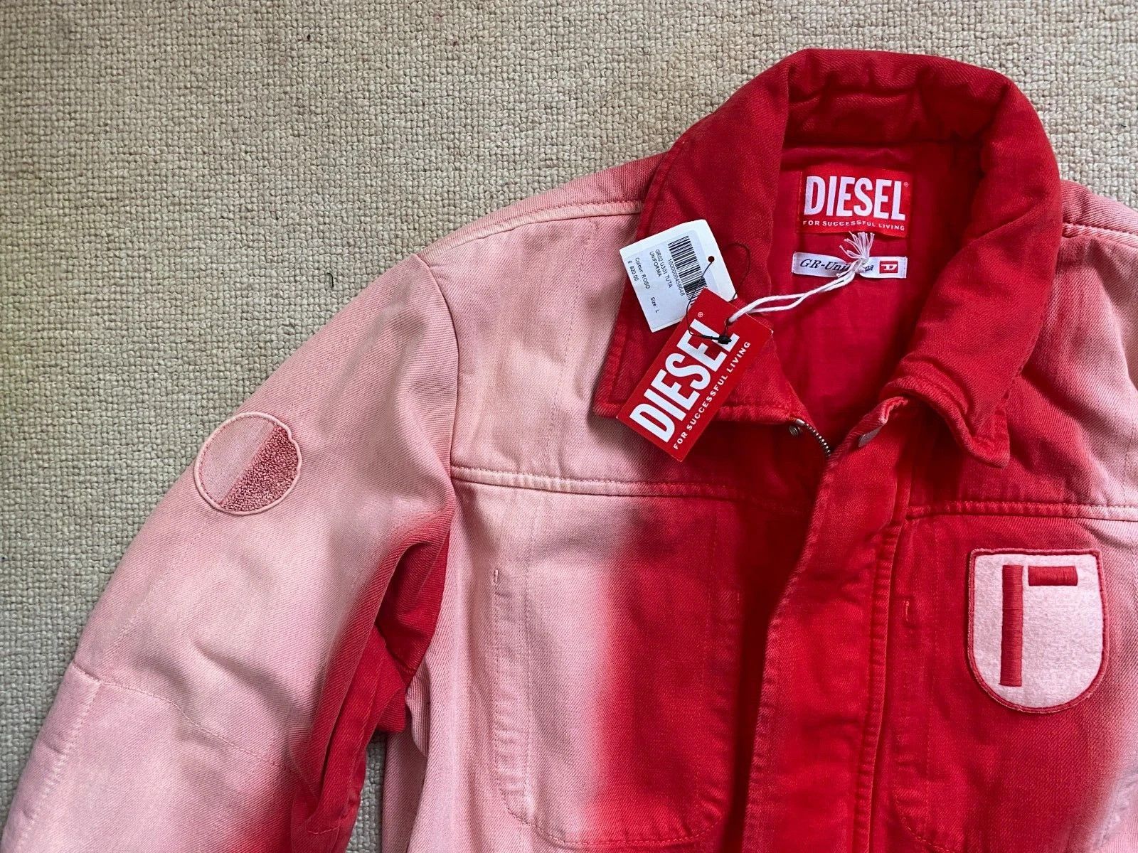 Diesel Diesel Uniforma GR-Unit Red Jumpsuit Overalls Gosha Size US 34 / EU 50 - 2 Thumbnail